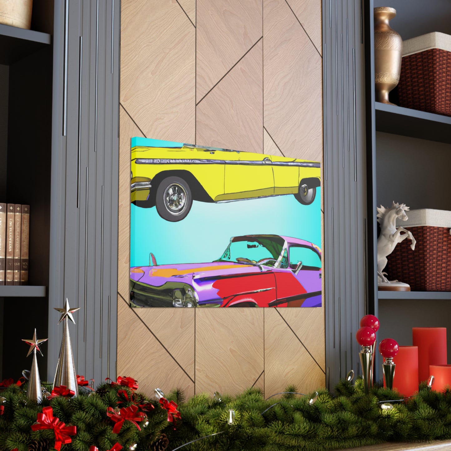 "Vintage Roadsters" - Automobile Canvas