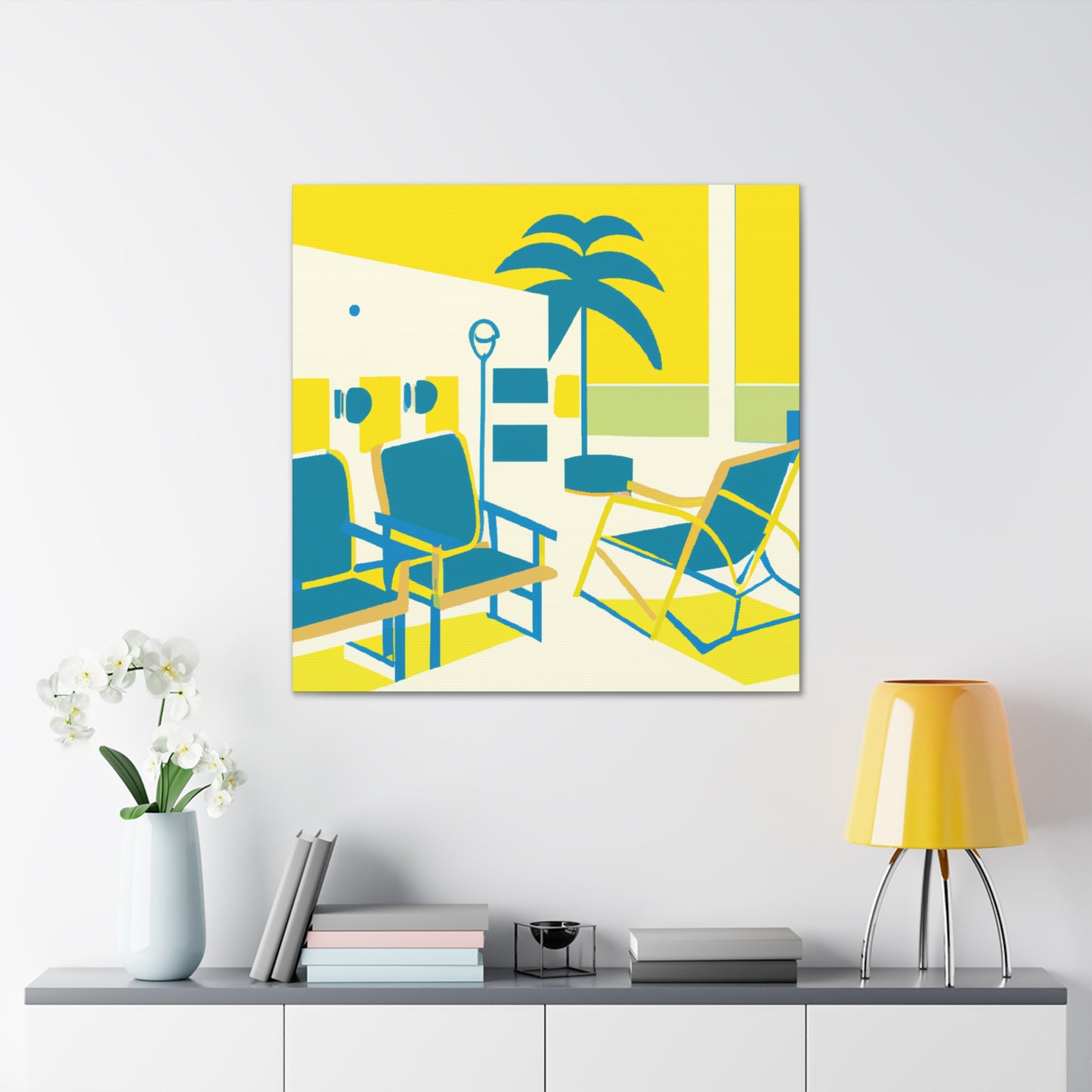 "Arcadian Expression- Midcentury" - Canvas