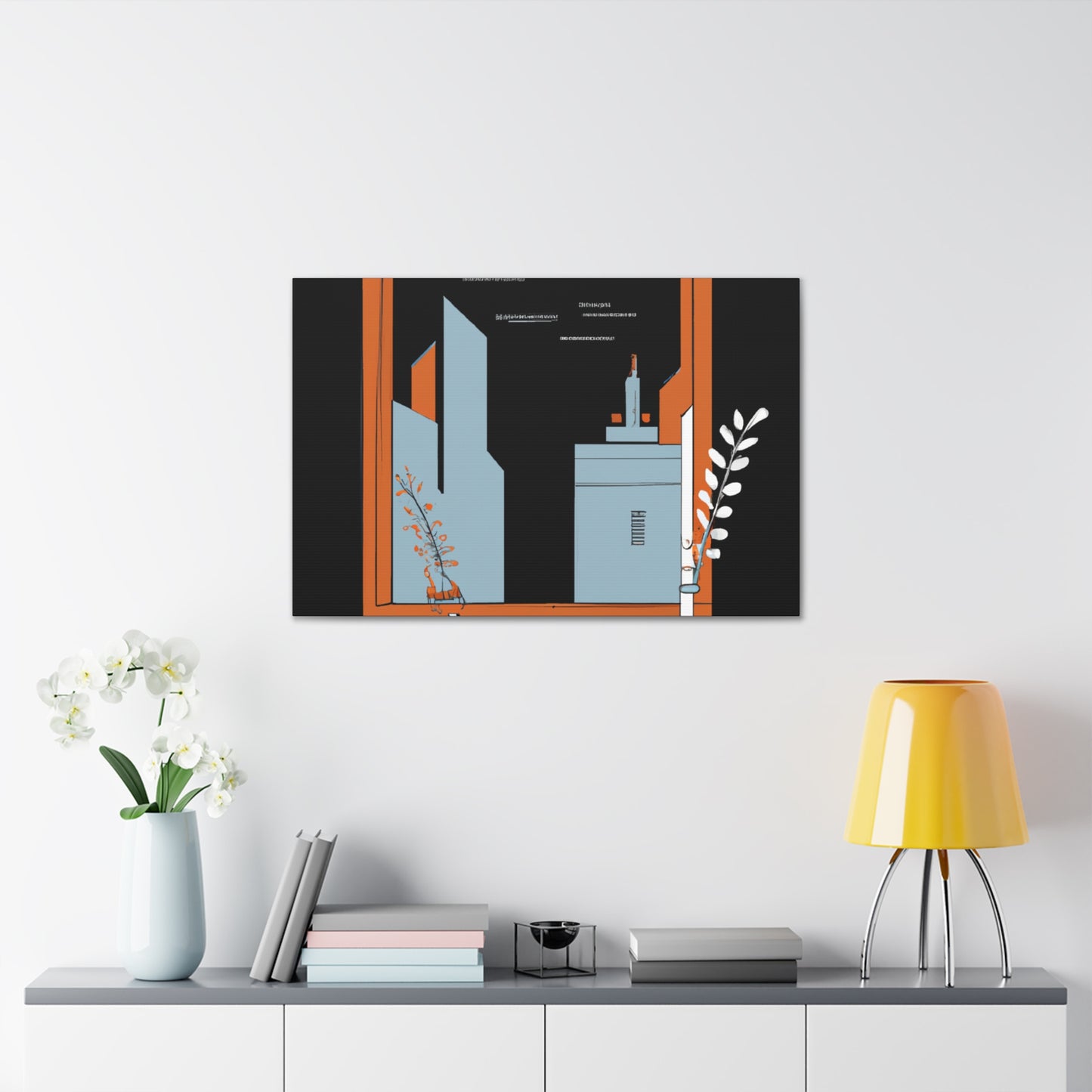 Swingin' Curves - Midcentury - Canvas
