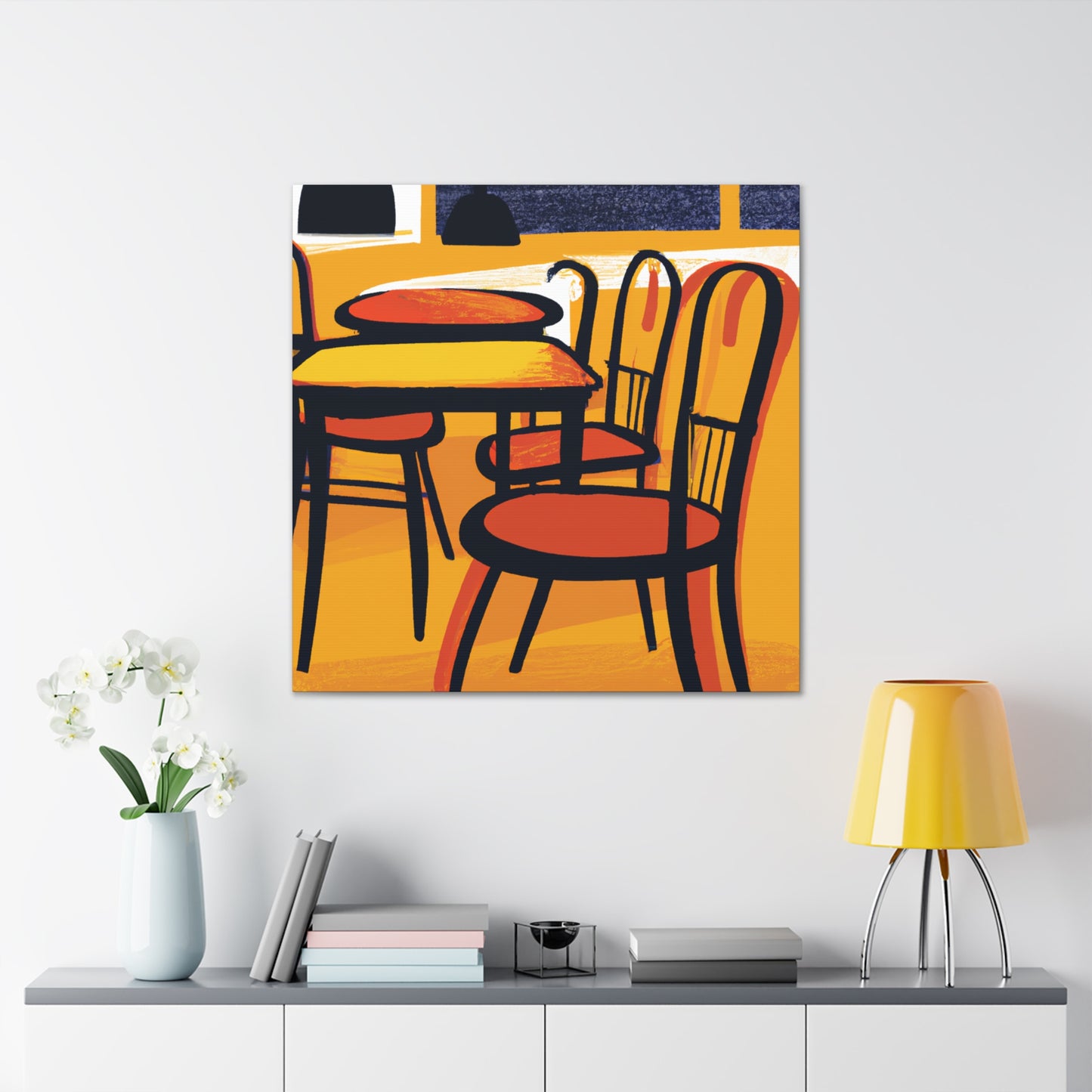 "Cosmic Beauty - Midcentury" - Canvas