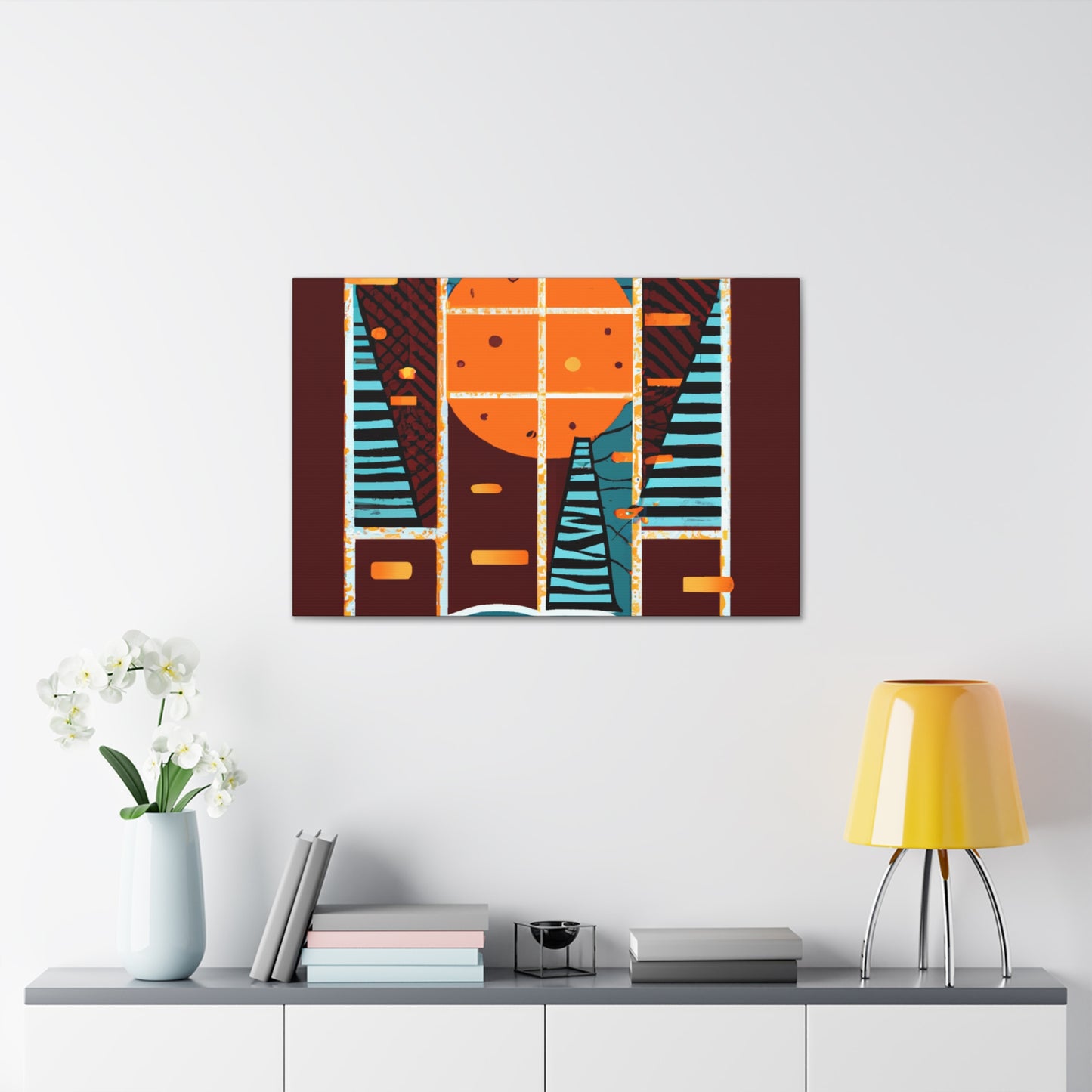 Surge of Geometry - Midcentury - Canvas