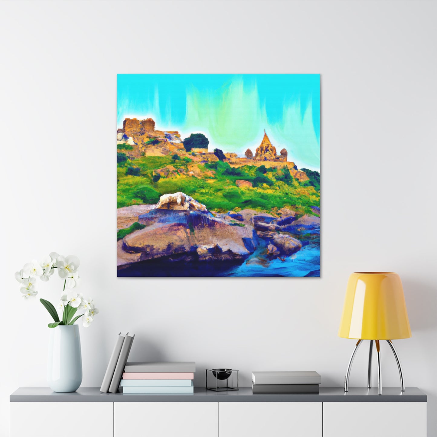 TajMahal- Destination India - Canvas