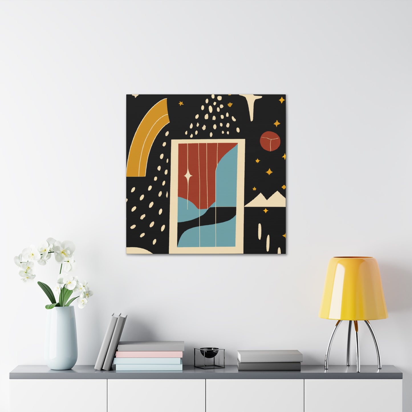 Honey Entry - Midcentury Canvas