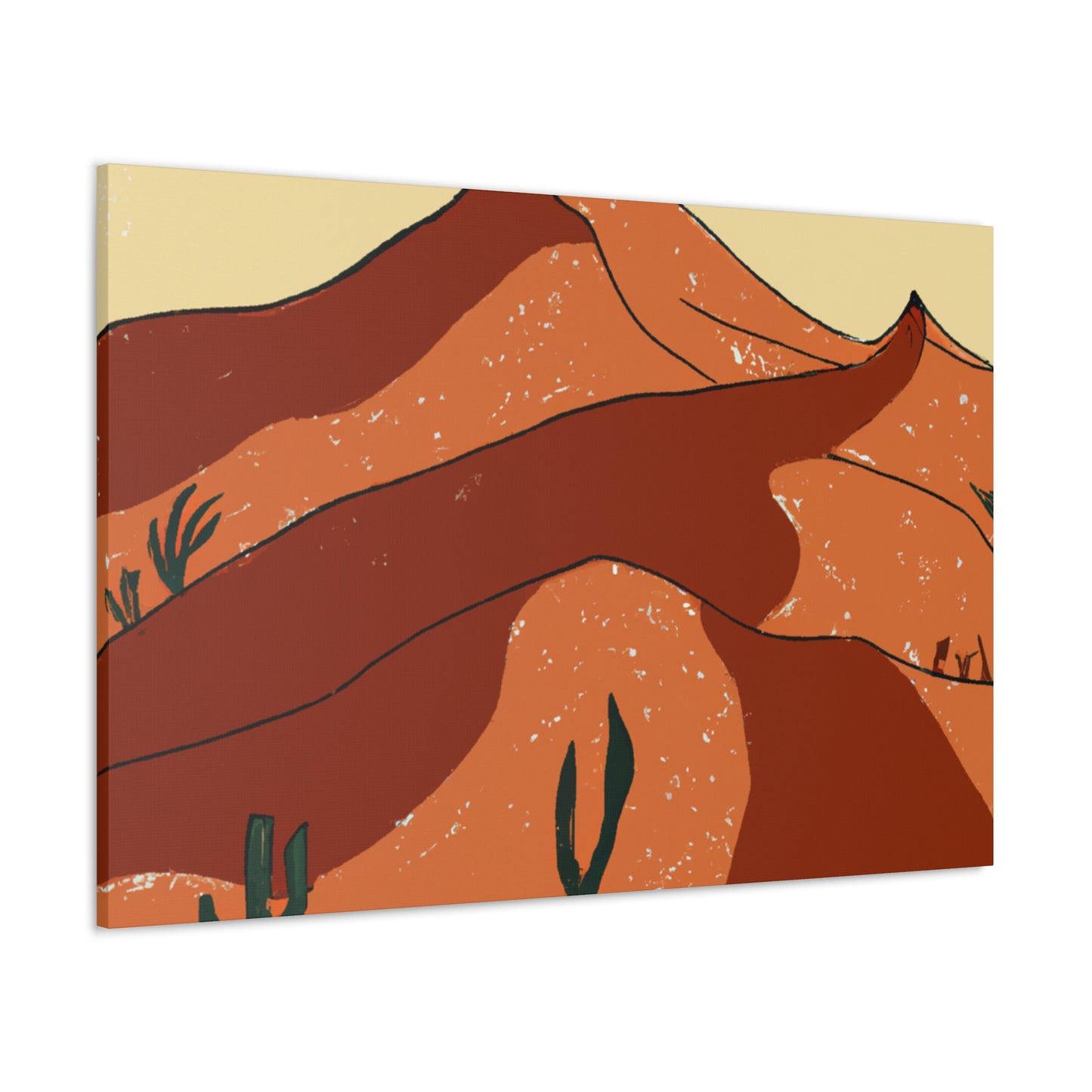 The Eliza - Vintage Contemporary - Desert = Canvas
