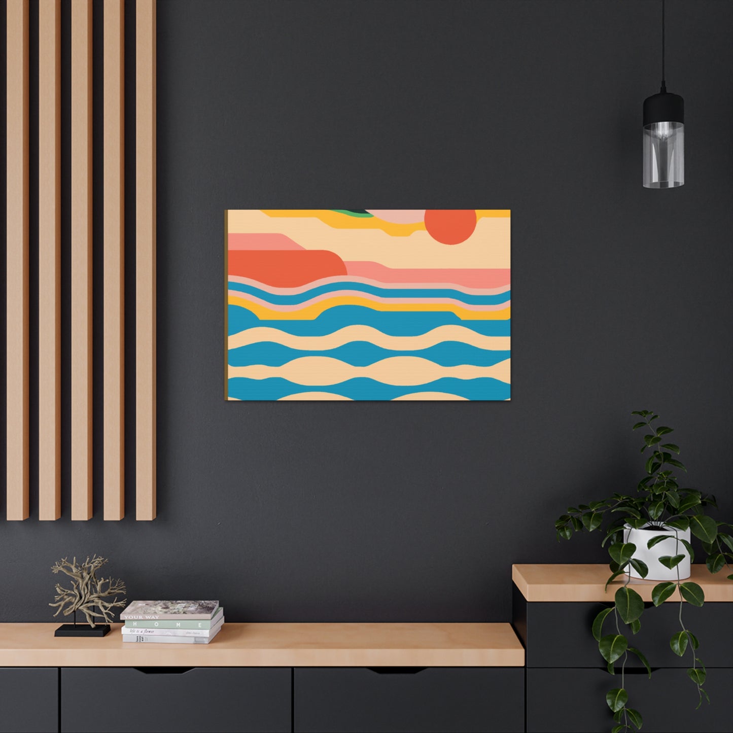 Cool Me Off - Midcentury Canvas
