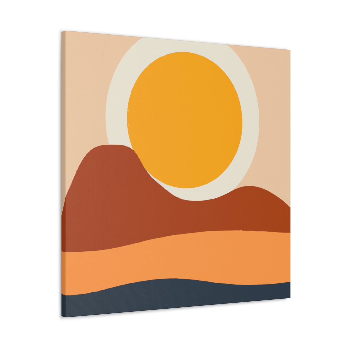 "Simple Reflections - Minimalism". - Canvas