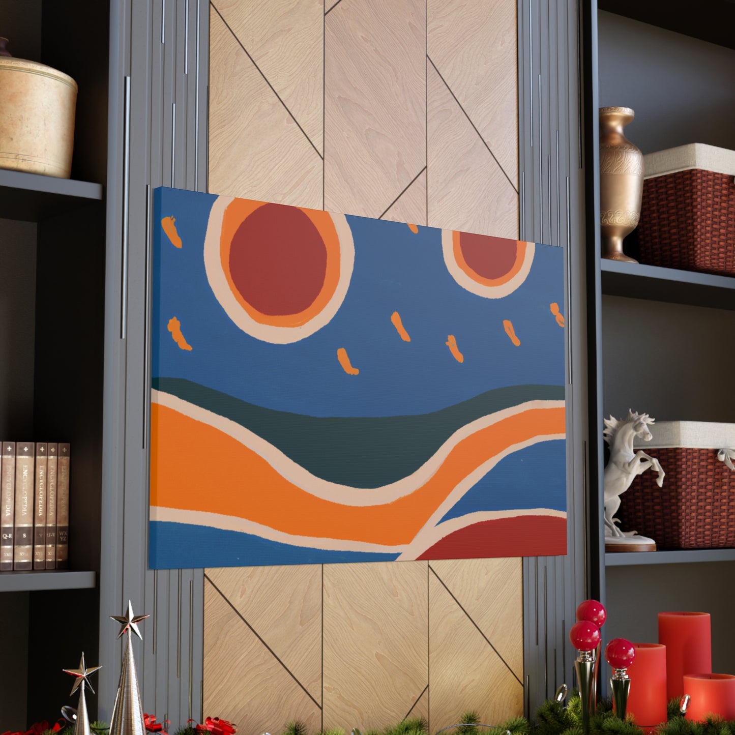 Flamingo Sue - Midcentury Canvas