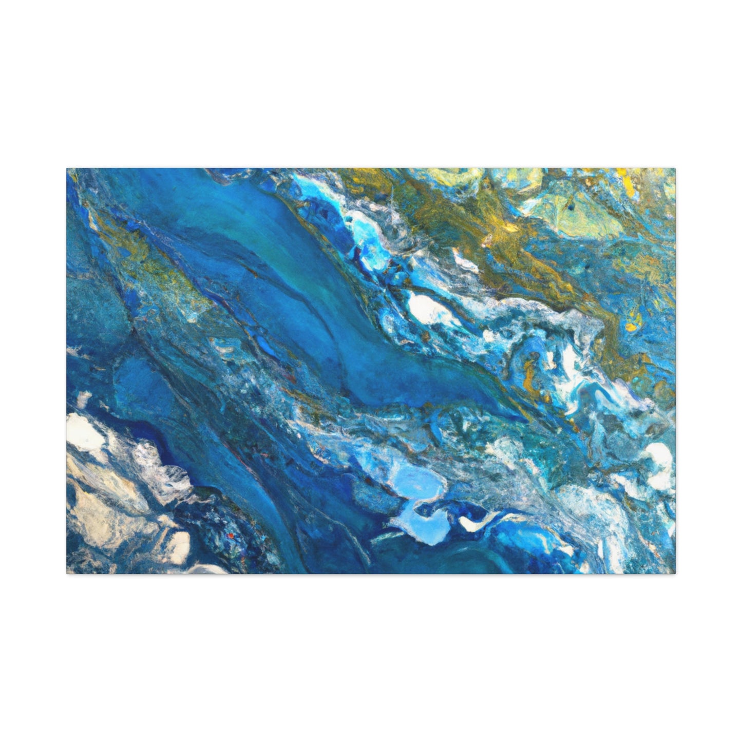 Blue Pearl - Abstract Canvas