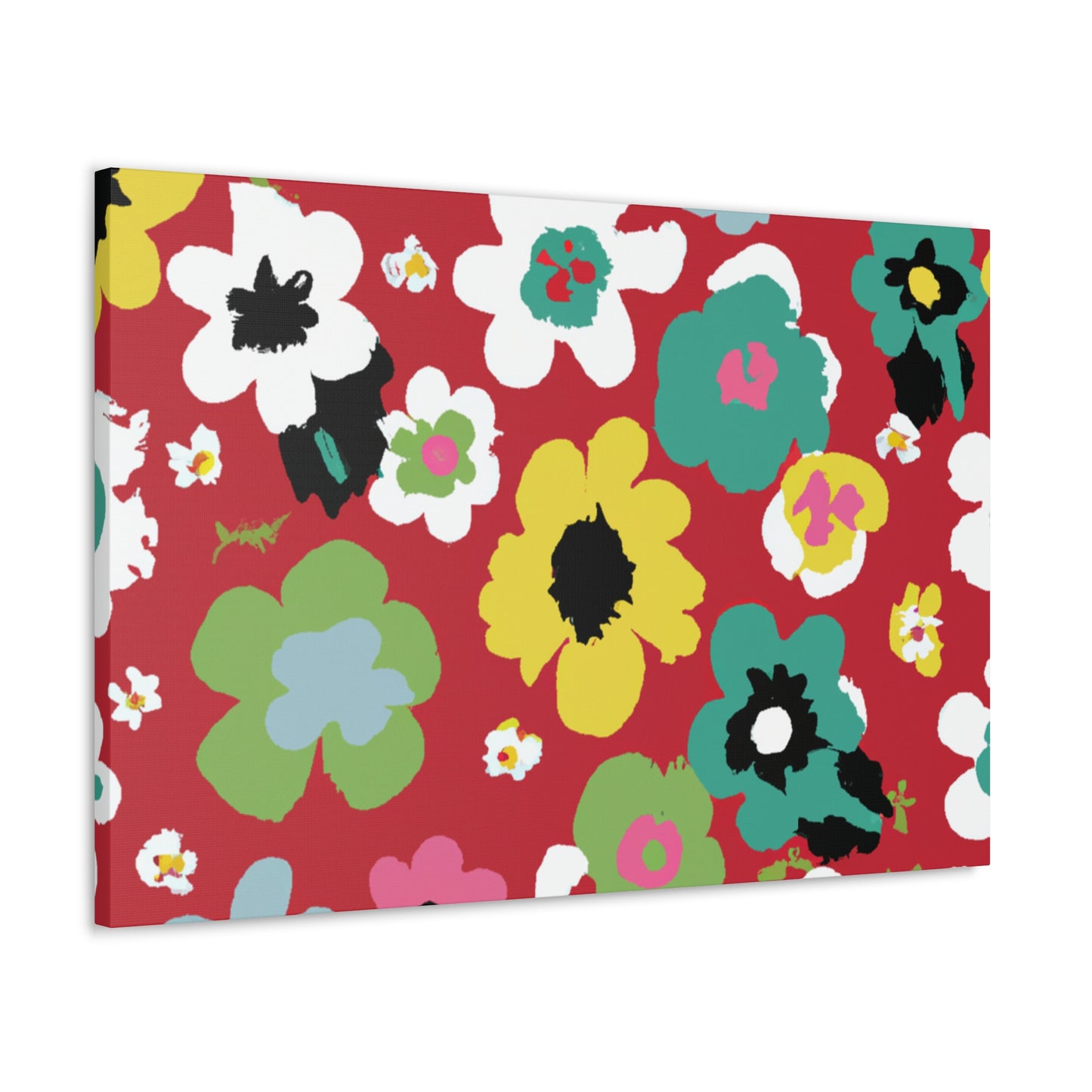 "Petal's Poise" - Floral Canvas