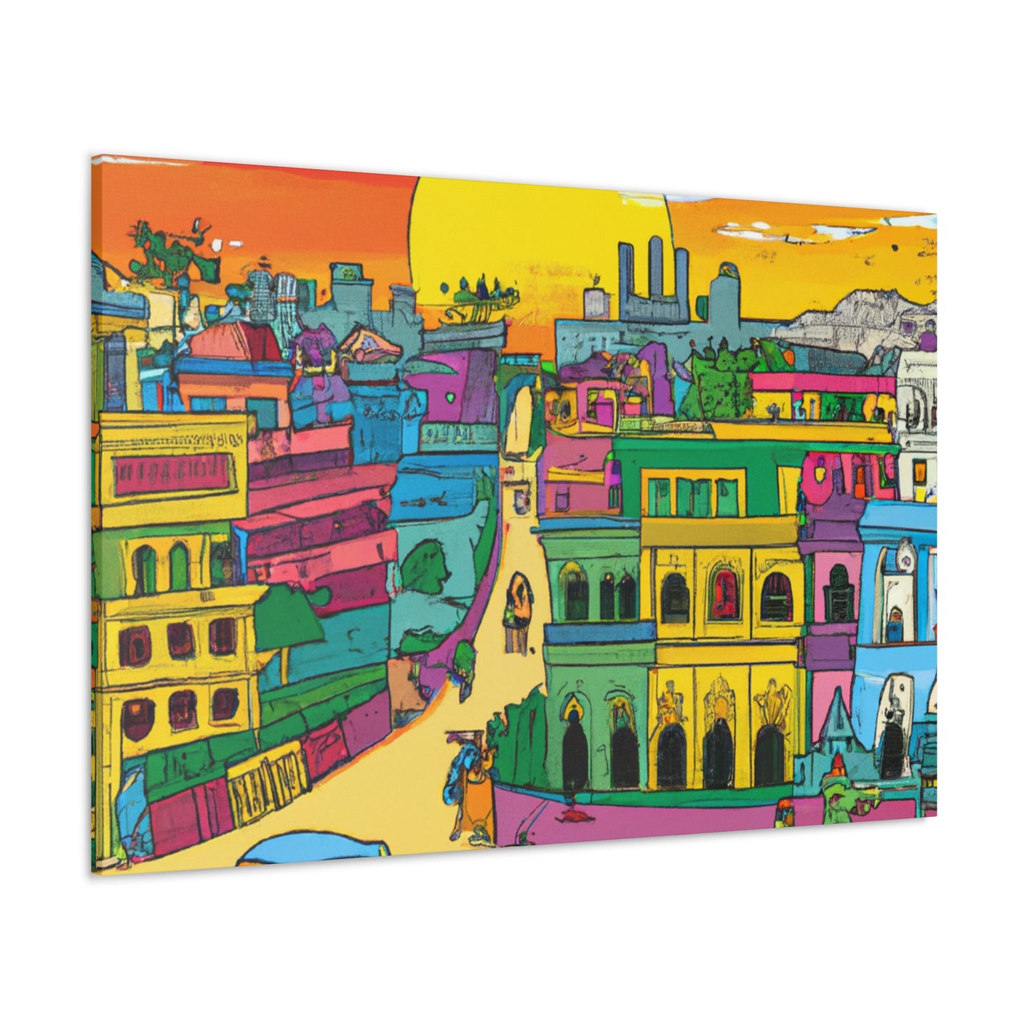 Mahabharata Mountain Range - Destination India - Canvas