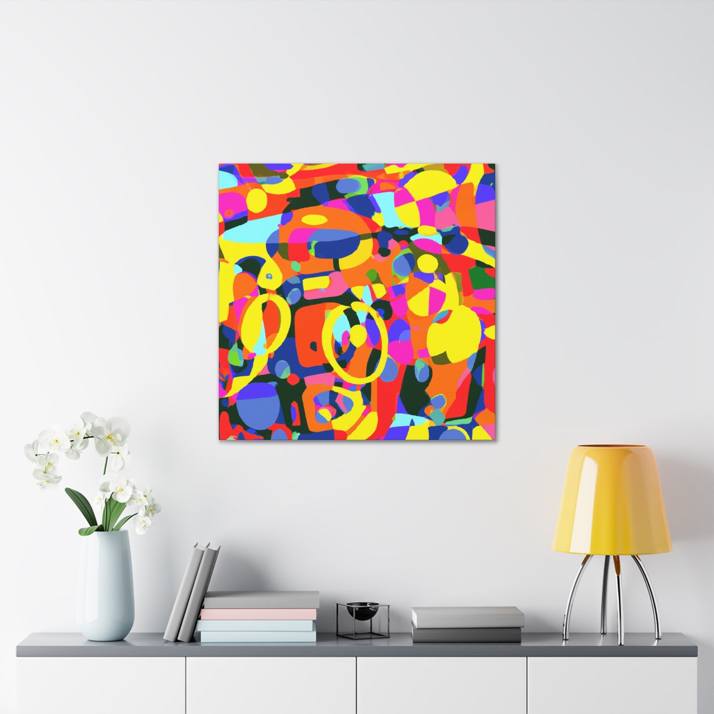 Aqua-Glow - Abstract - Canvas