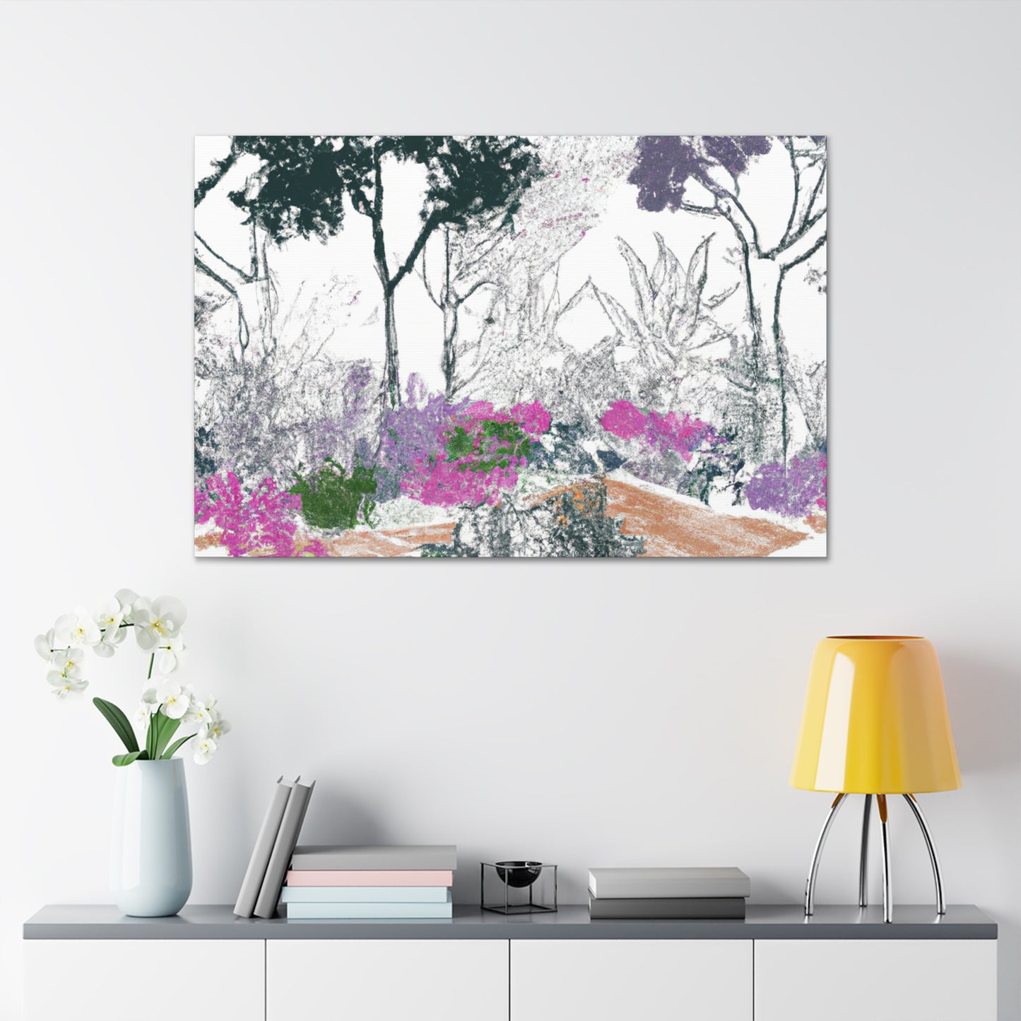 Garden Blooms - Landscape - Canvas