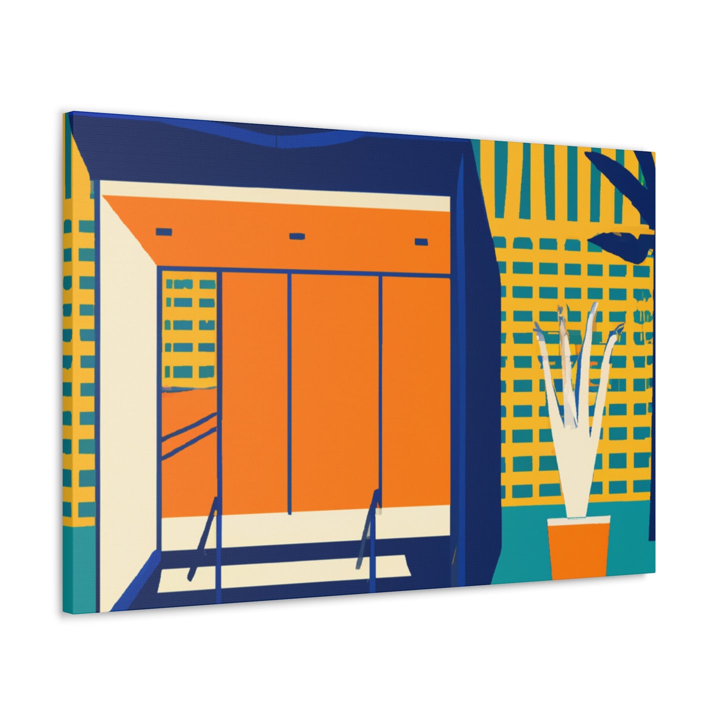 "Dazzle- Midcentury" - Canvas