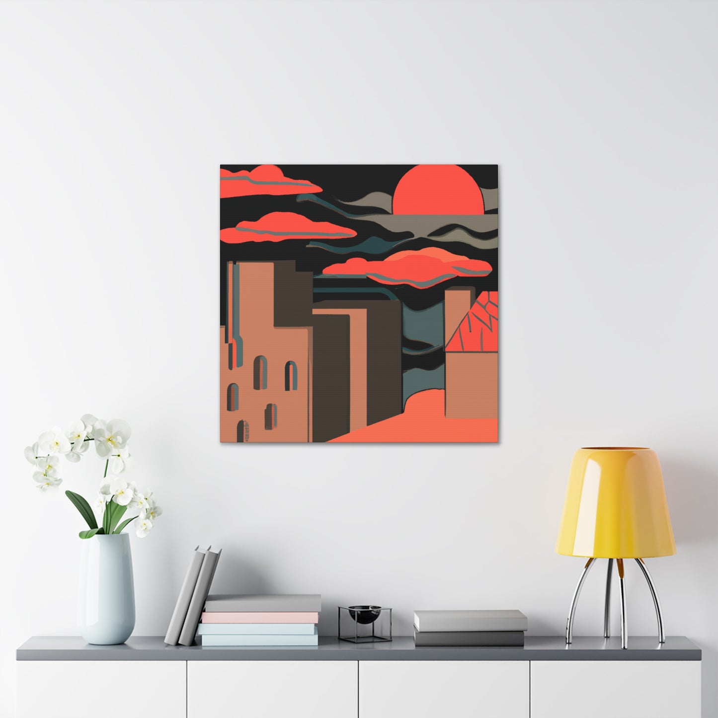 'Rising Star- Midcentury' - Canvas