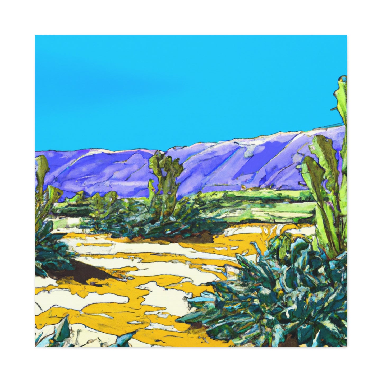 Sunburnt Horizon - Landscape - Canvas - Desert
