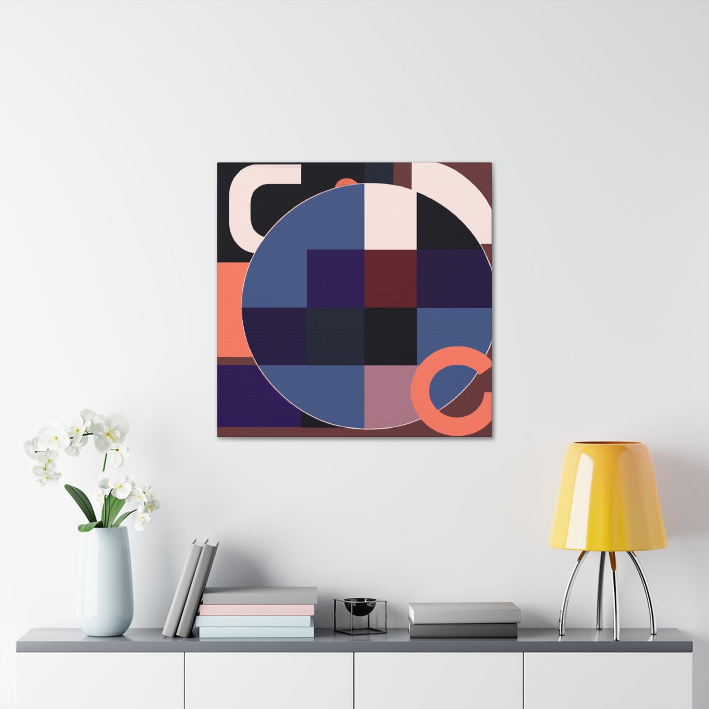 Scrollscape- Midcentury - Canvas