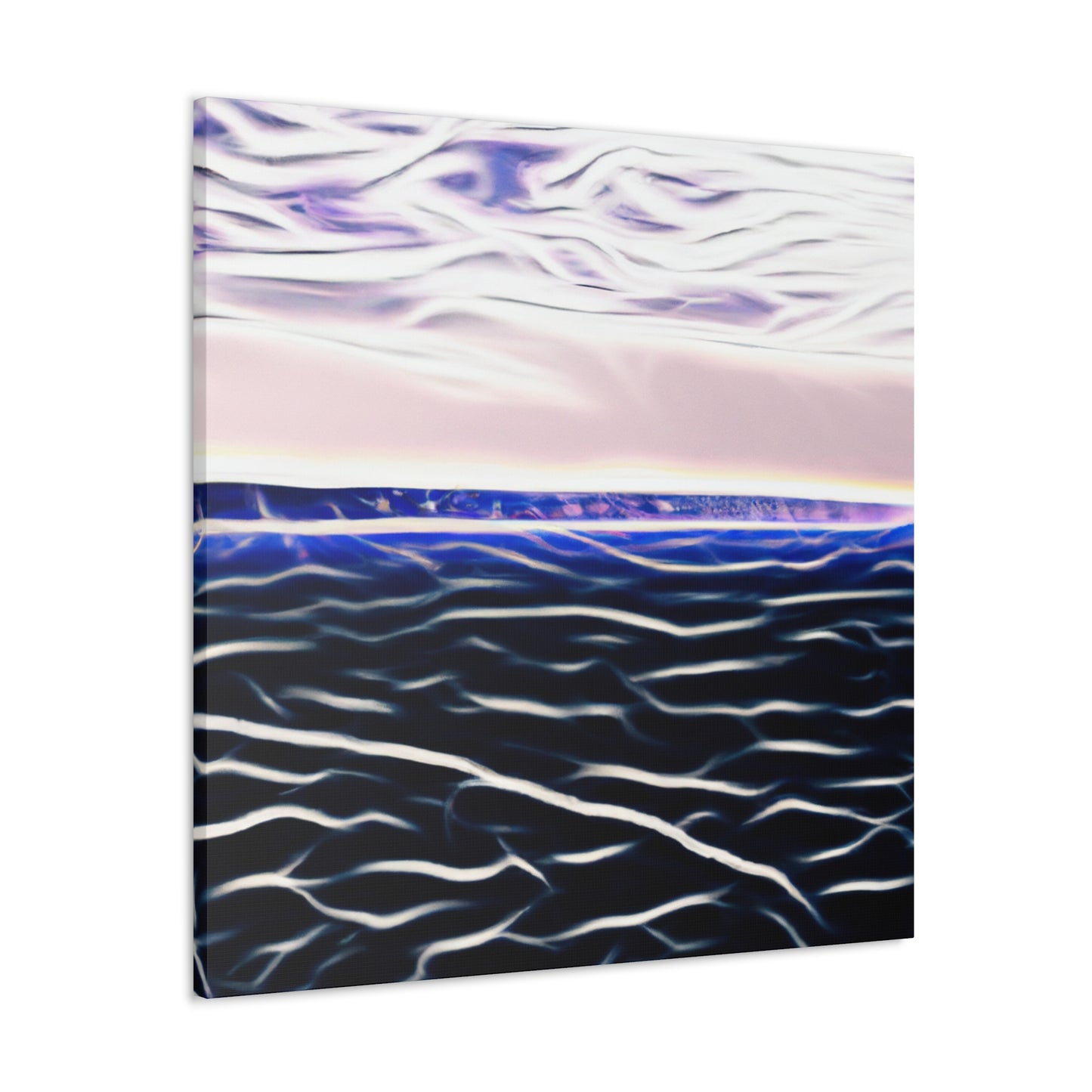 "Flower Power - Vintage Contemporary" - Canvas