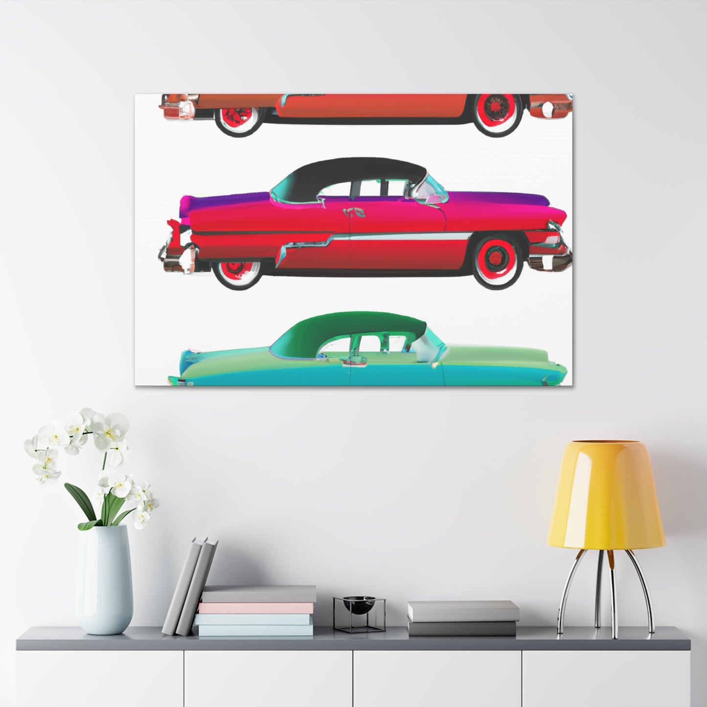 Vintage Valiant - Automobile - Canvas