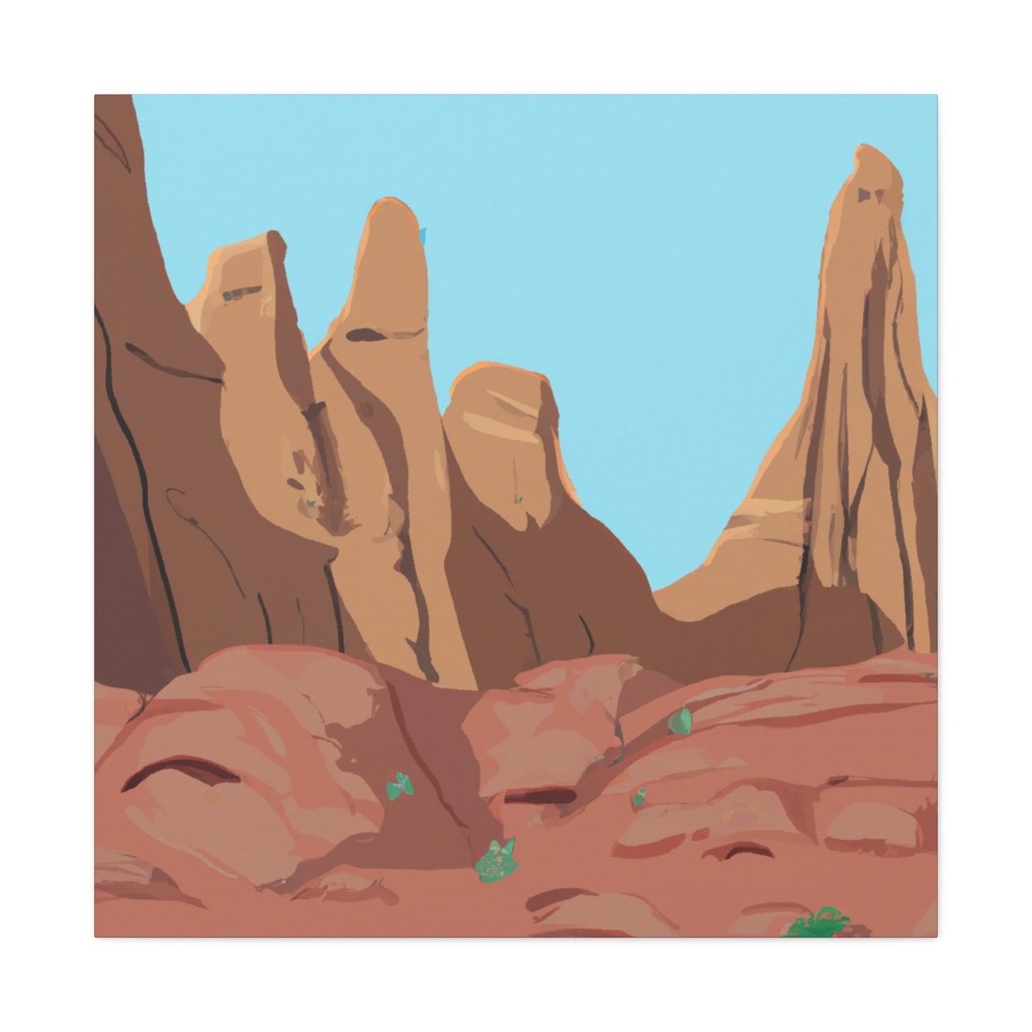 Sandscape - Landscape - Canvas