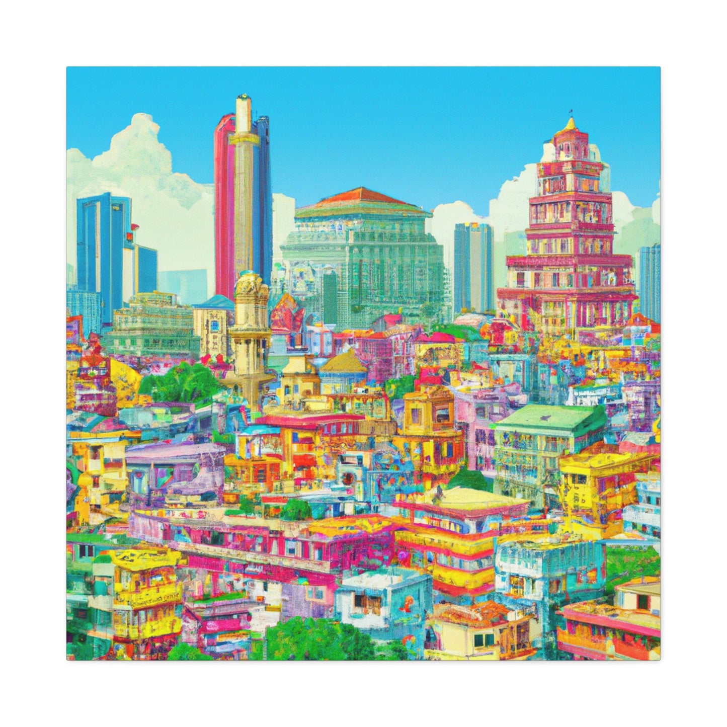 The Taj Mahal - Destination India - Canvas