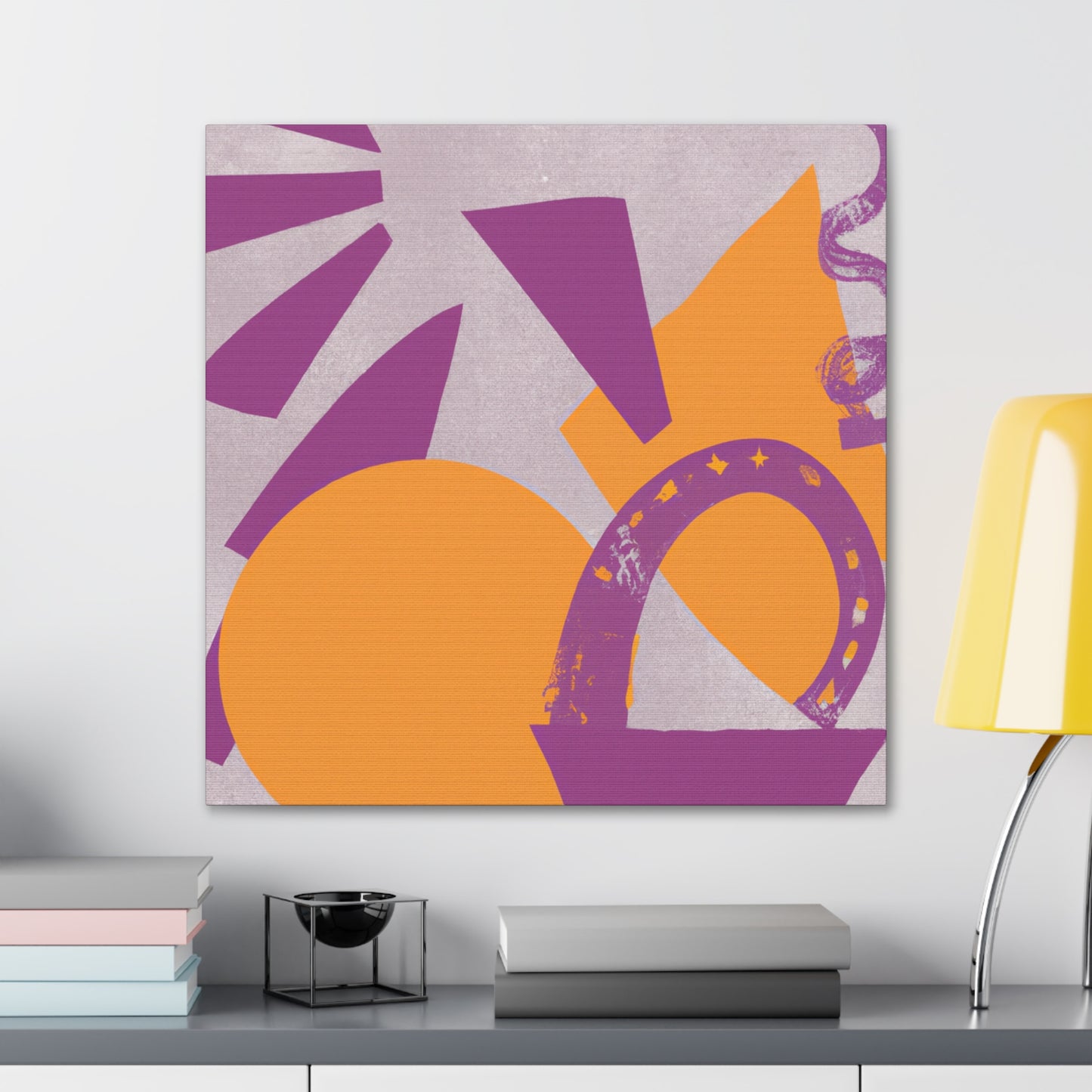Mountain Viewport- Midcentury - Canvas