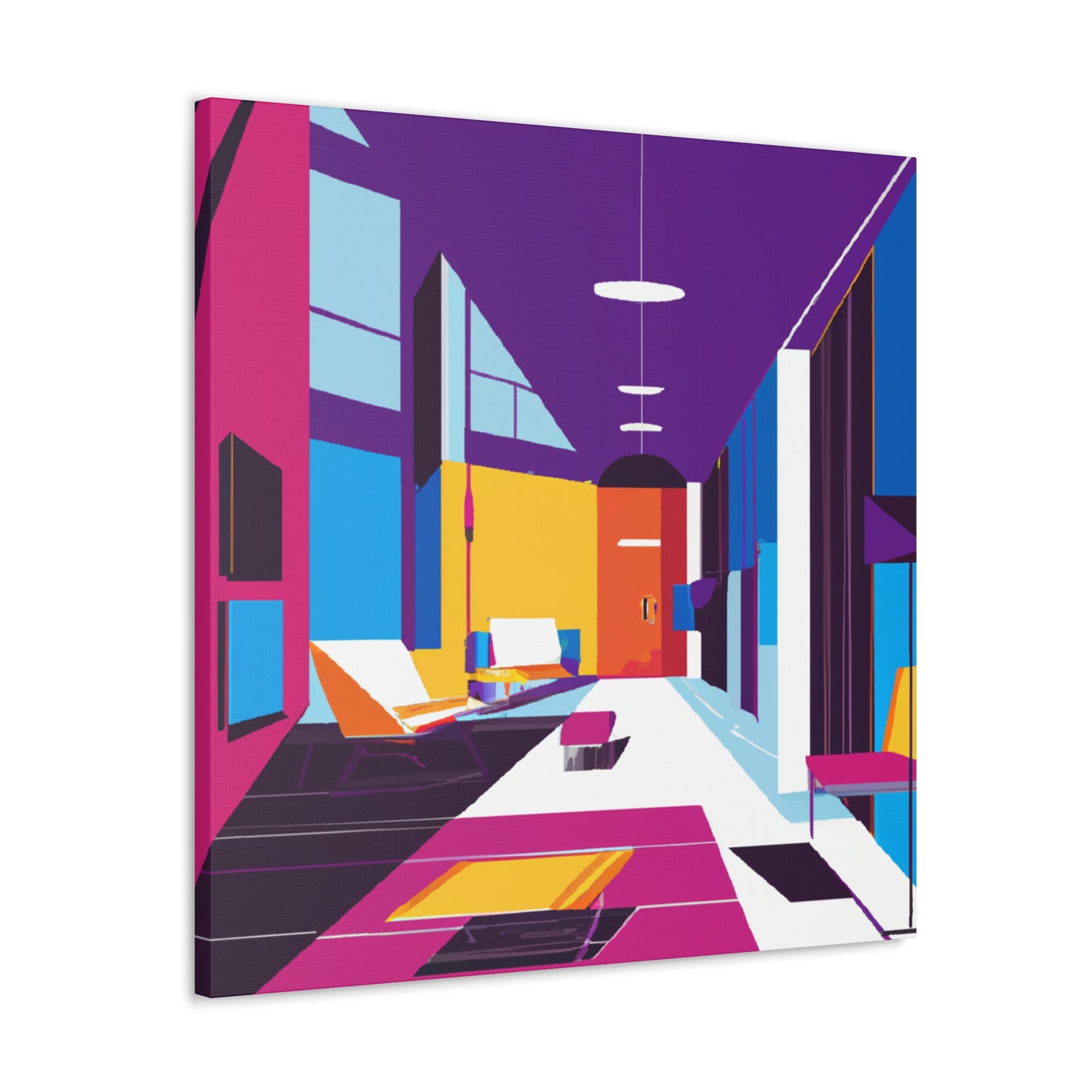 Atomic Radiance - Midcentury - Canvas