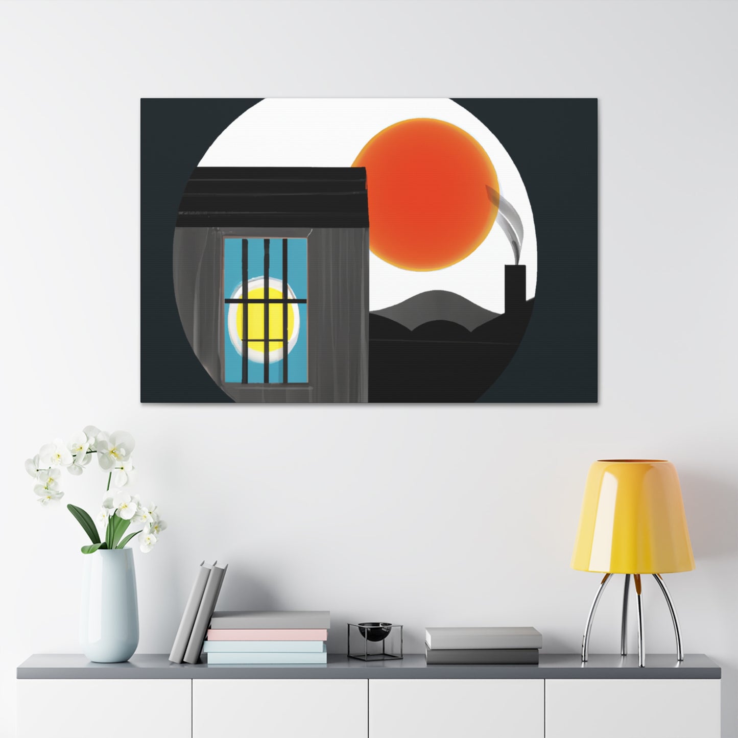 Airy Illusion - Midcentury - Canvas