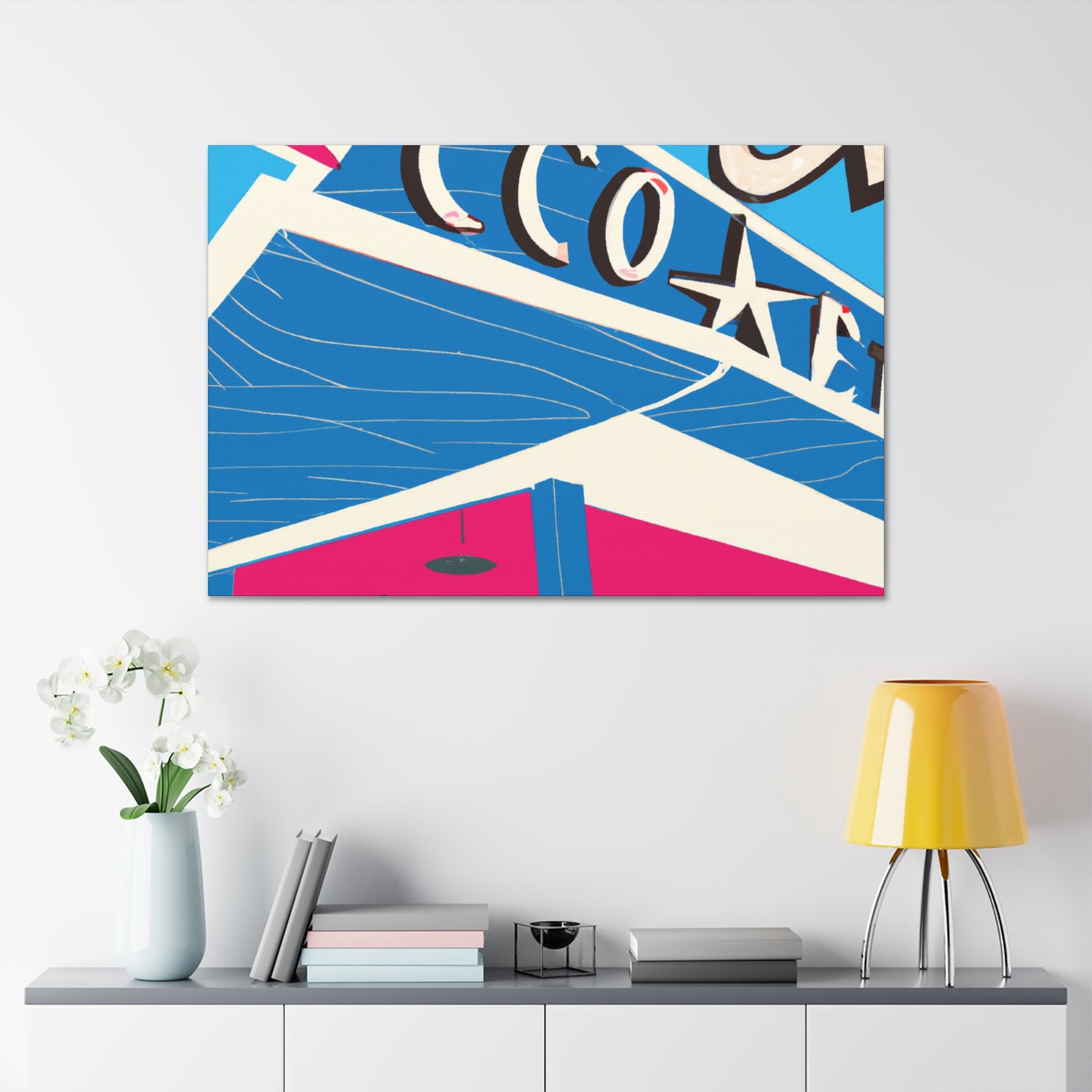 Sock-Hop Motel and Karaoke Lounge - Canvas - Pop Art