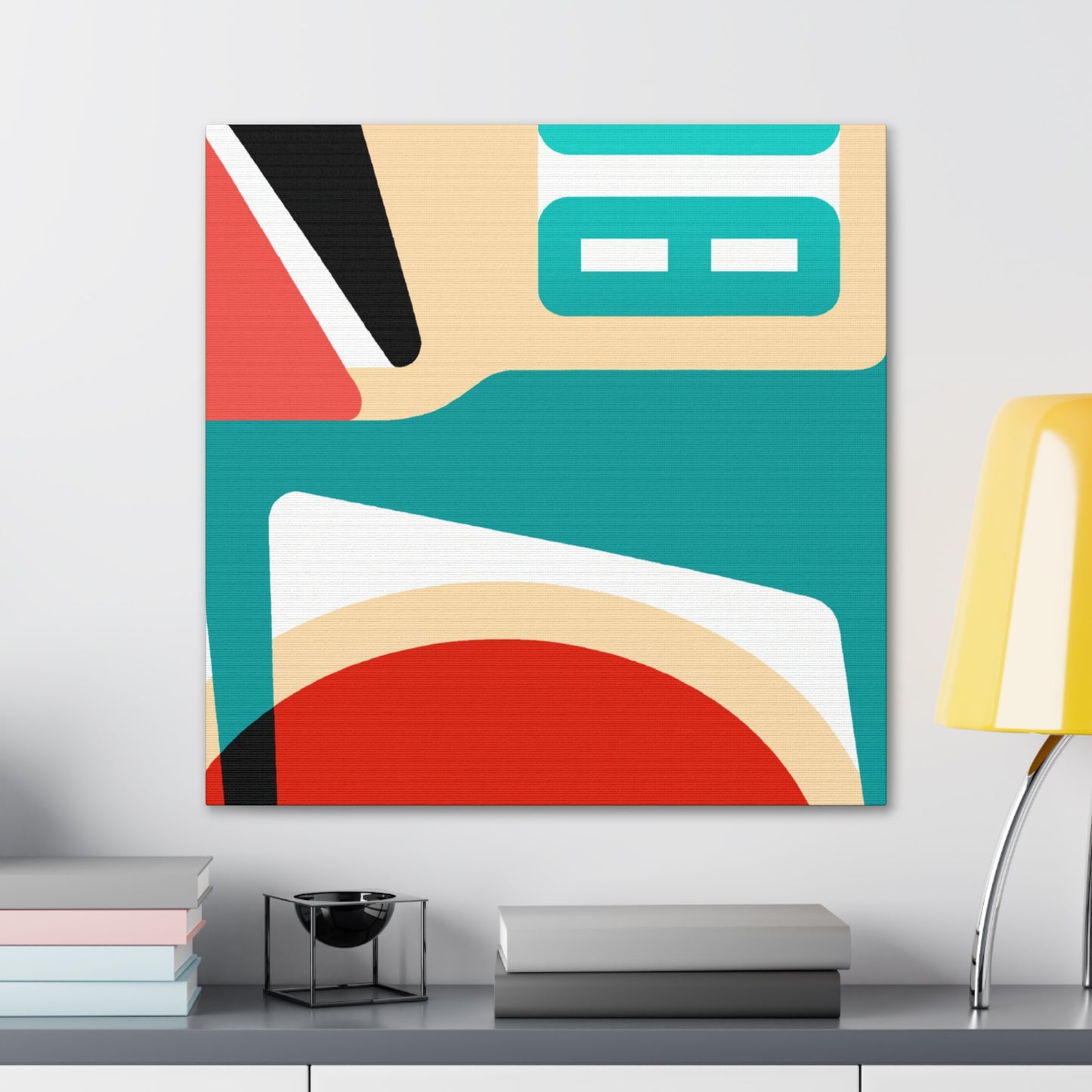 Rainbow Spheres - Midcentury - Canvas