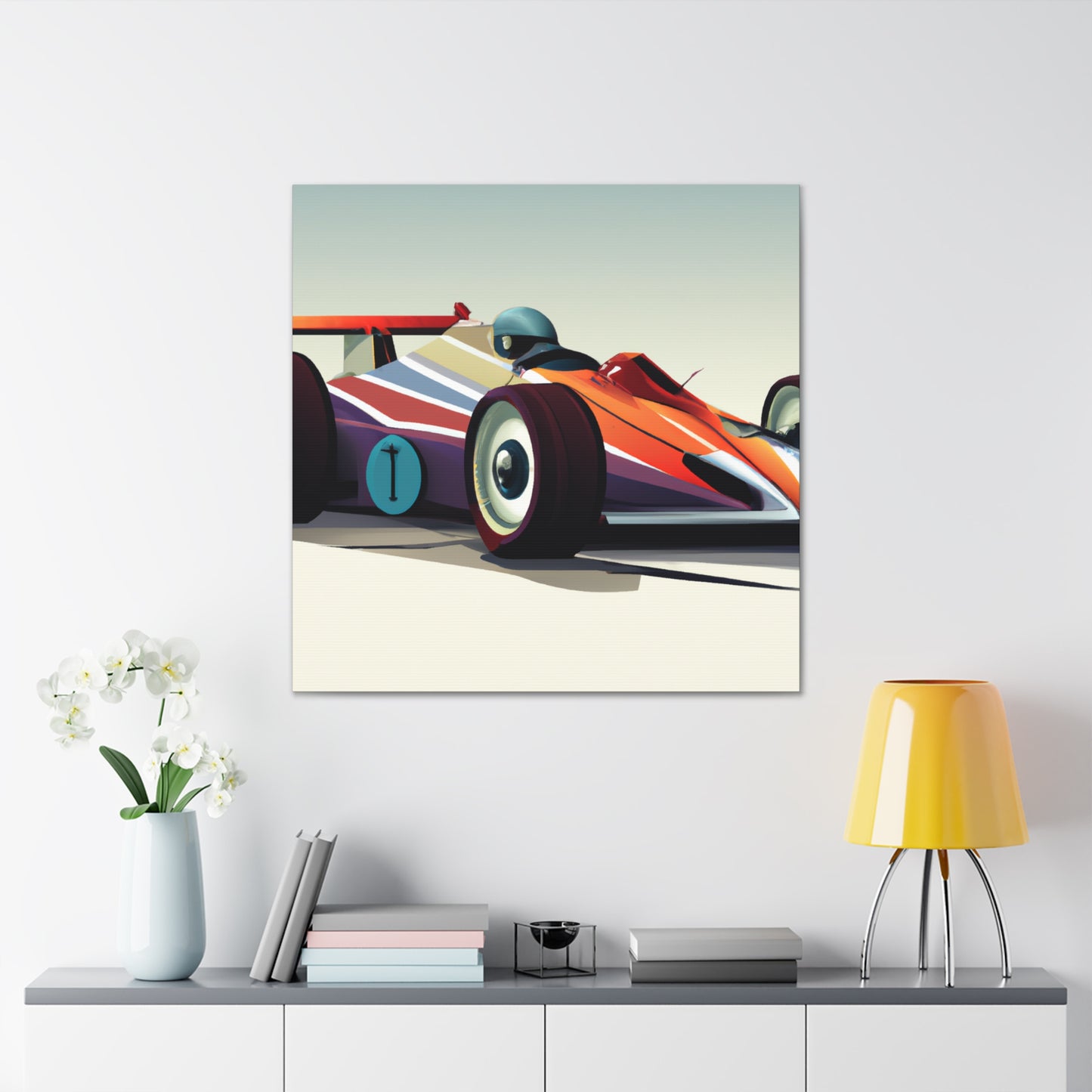 Hot Rodder Thunder - Automobile - Canvas