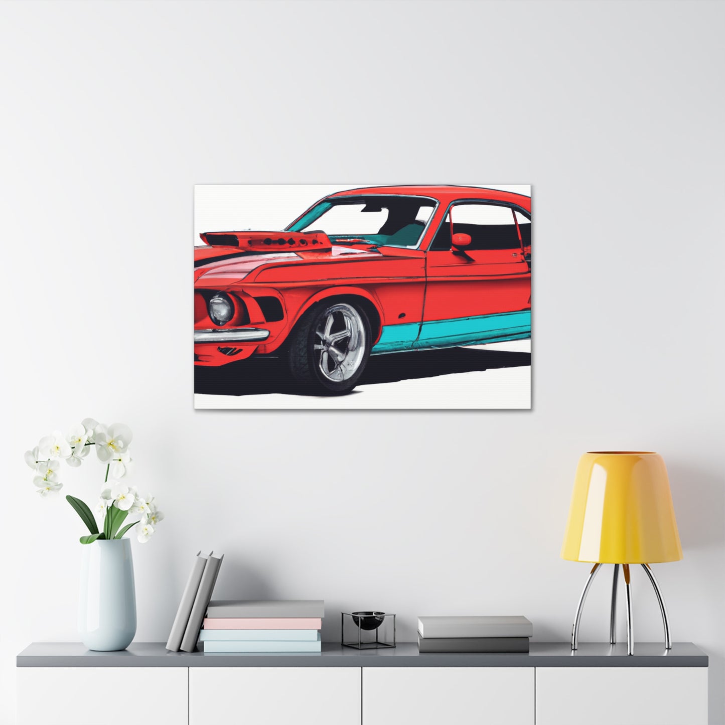 Backfire Beast - Automobile - Canvas