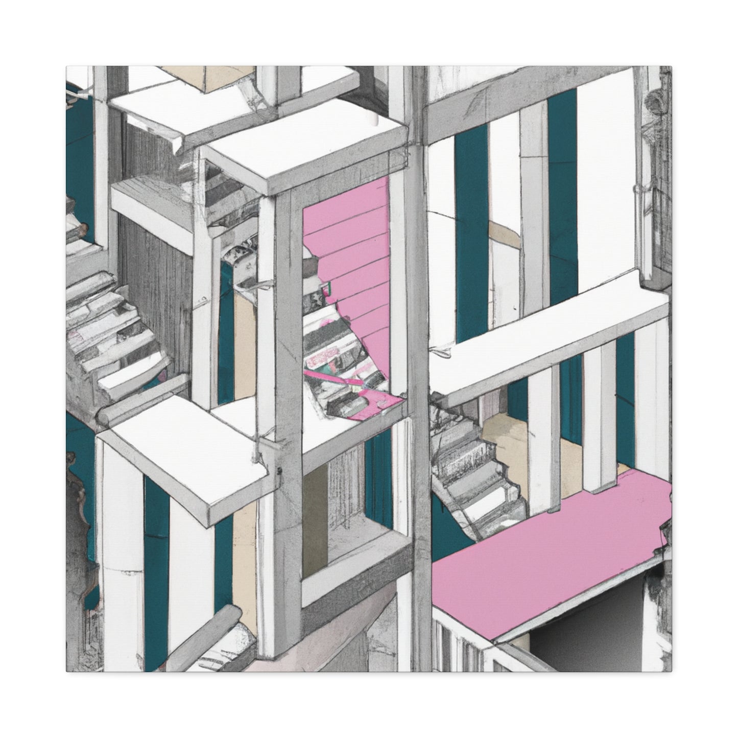 Jan Pinkmeer - Canvas - Architectural