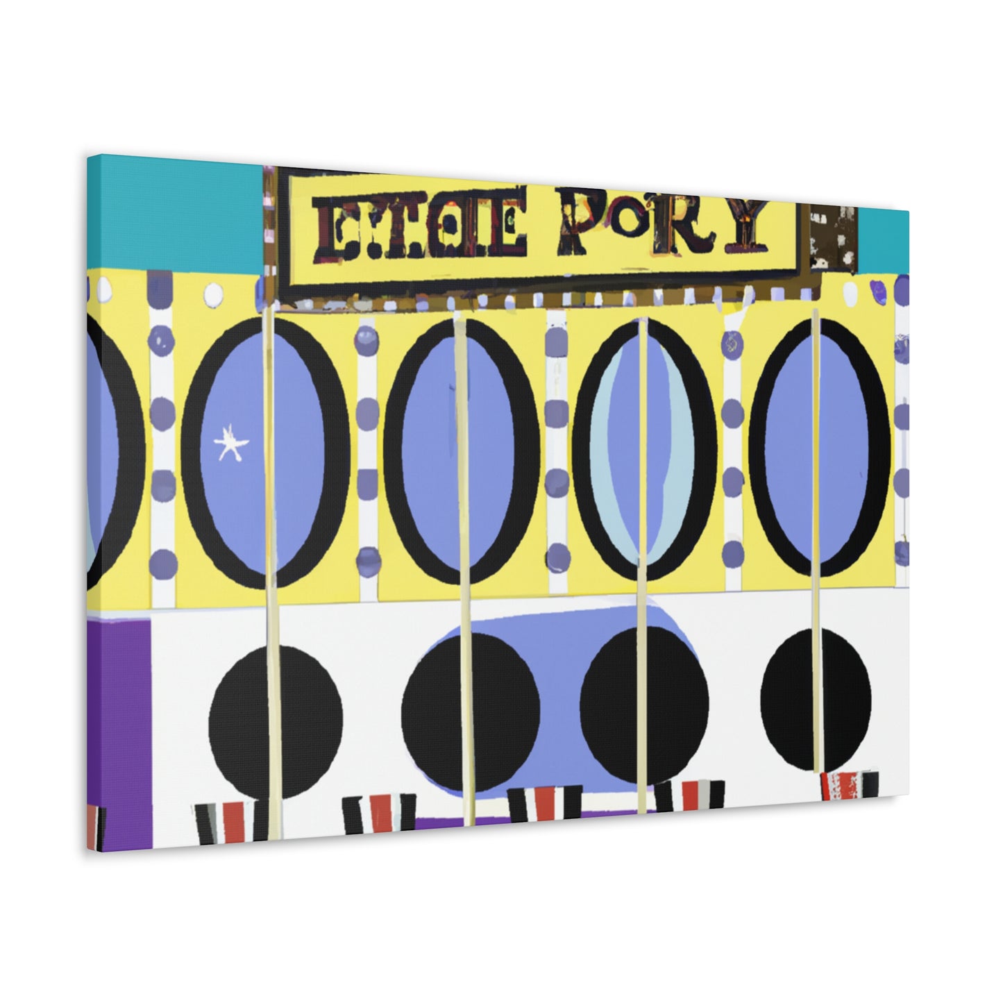Kwik-Peep Mirror Shop. - Canvas - Pop Art