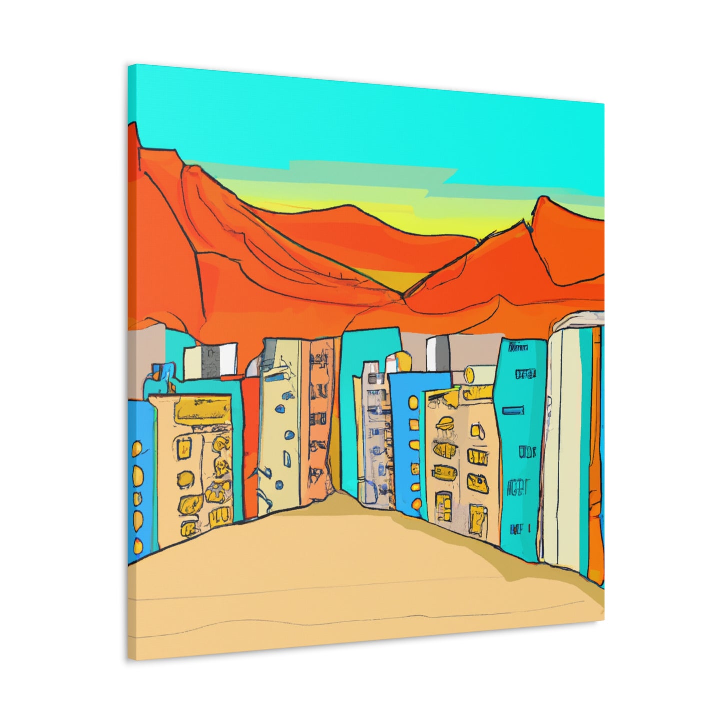 Dune Dweller - Architectural - Canvas