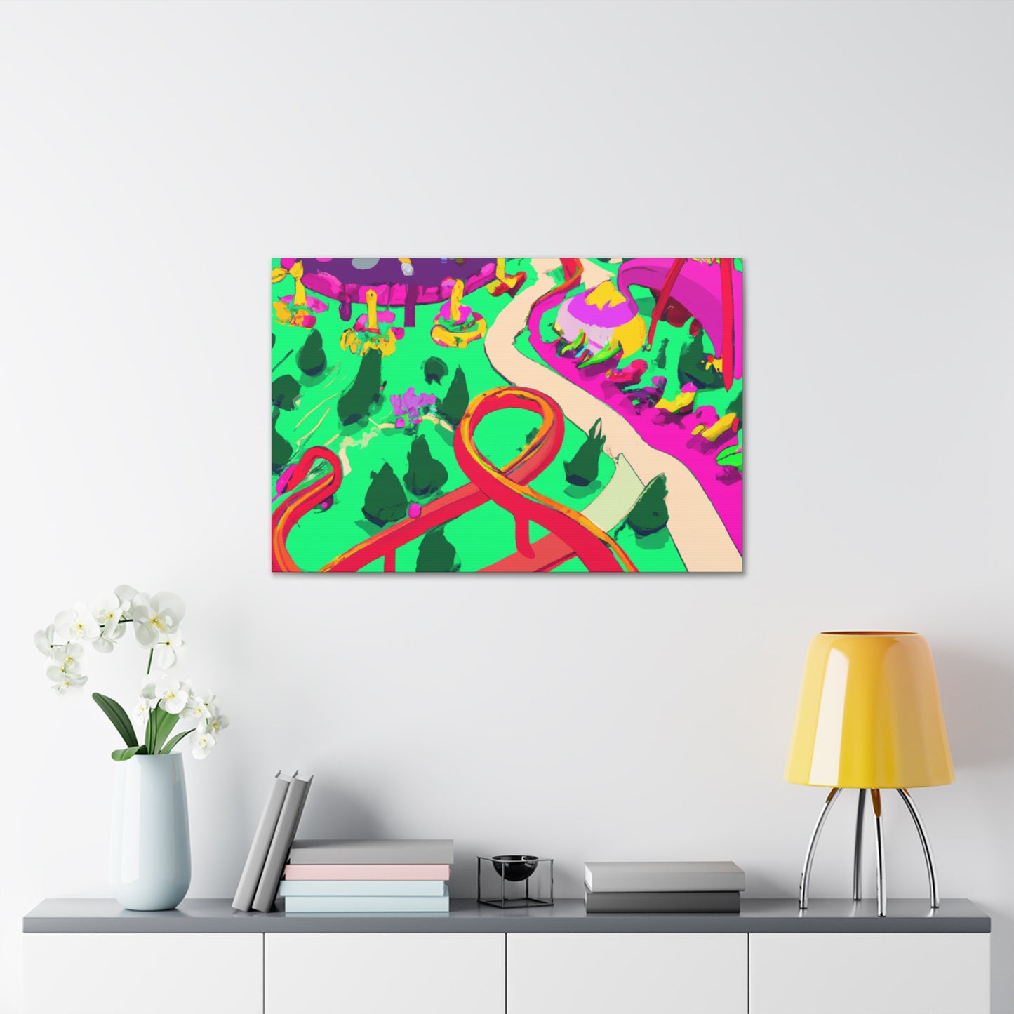 Spiral Seas - Amusement - Canvas