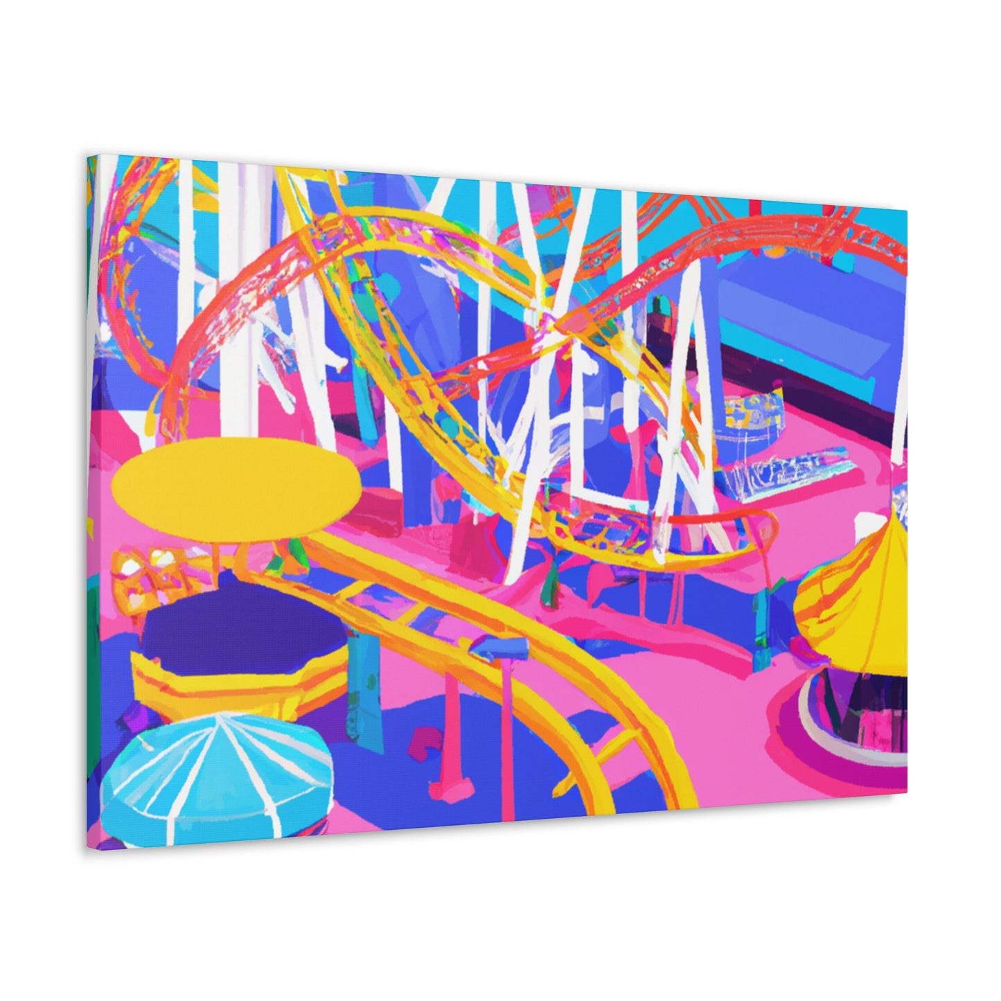 Crazy Town - Amusement - Canvas