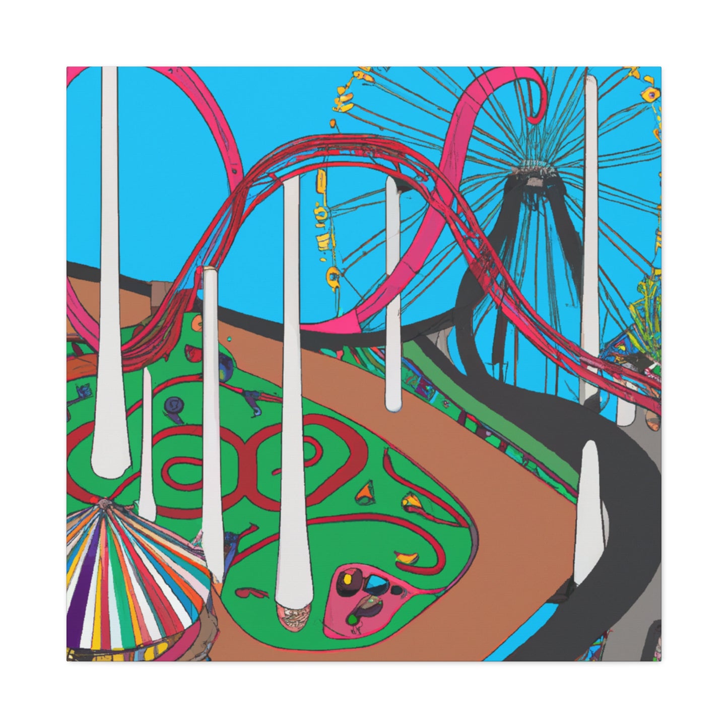 Double Rainbow - Amusement - Canvas