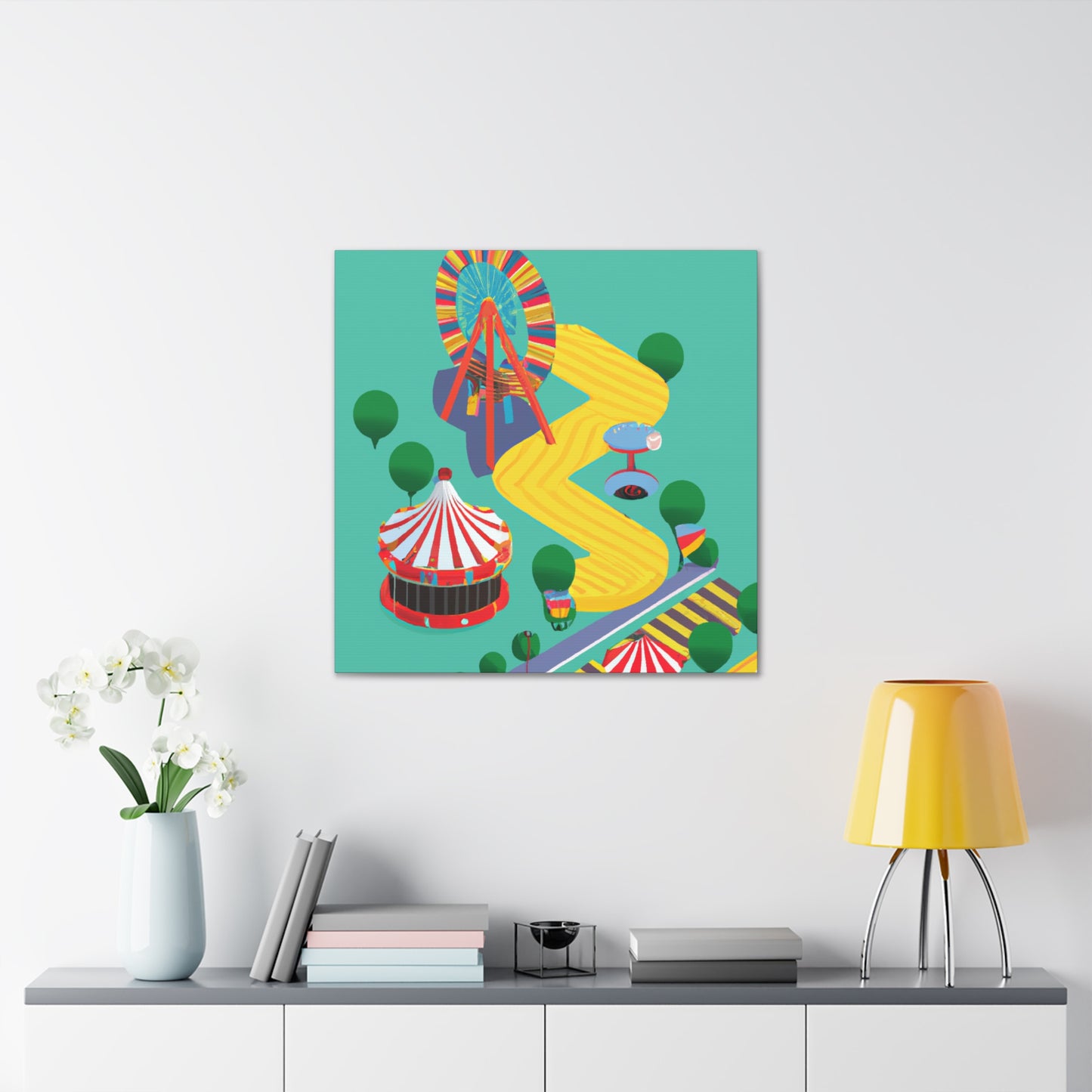 Tickletown - Amusement - Canvas