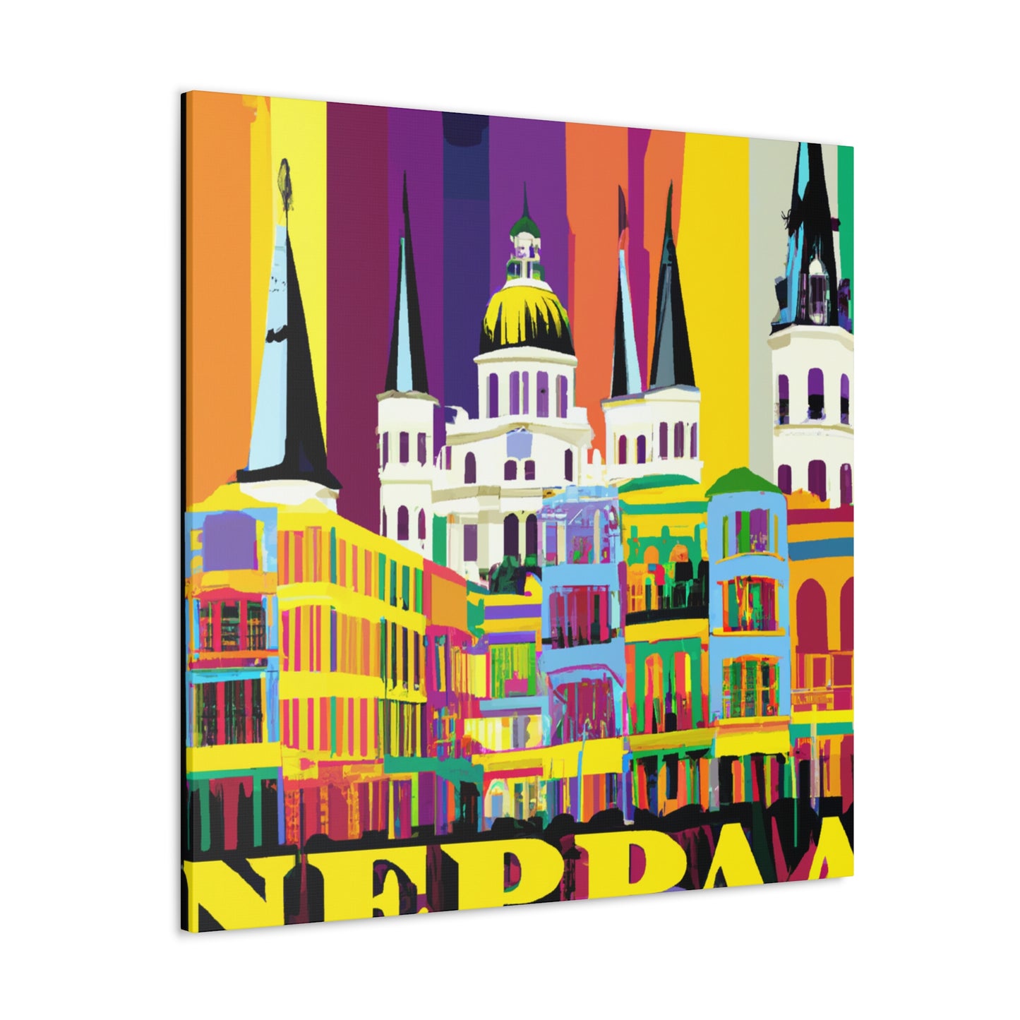Voodoo Ville - New Orleans - Canvas