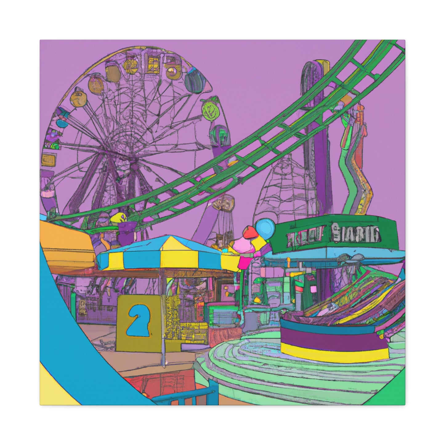 SpinTopia - Amusement - Canvas