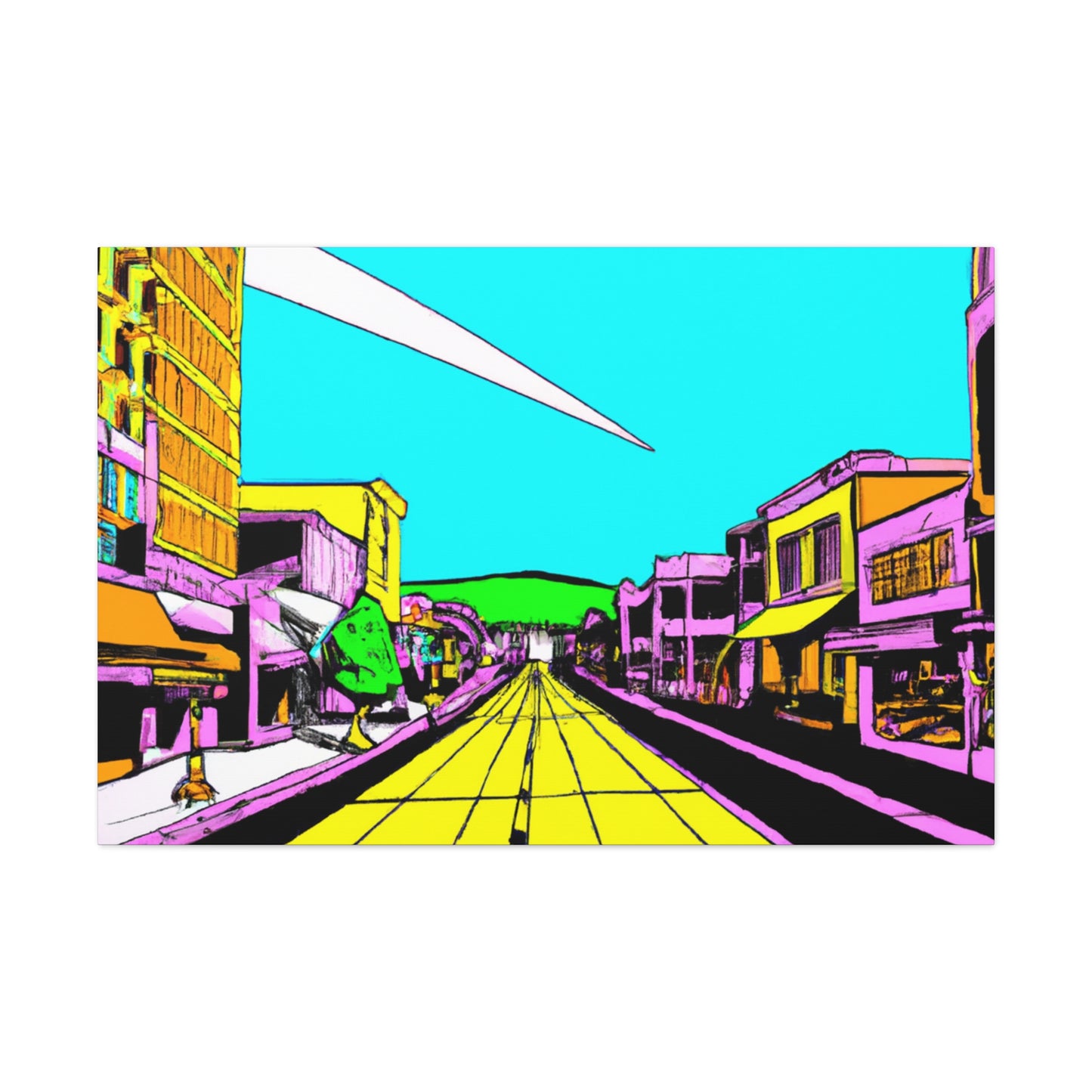 Sunset Blvd - Canvas Pop Art