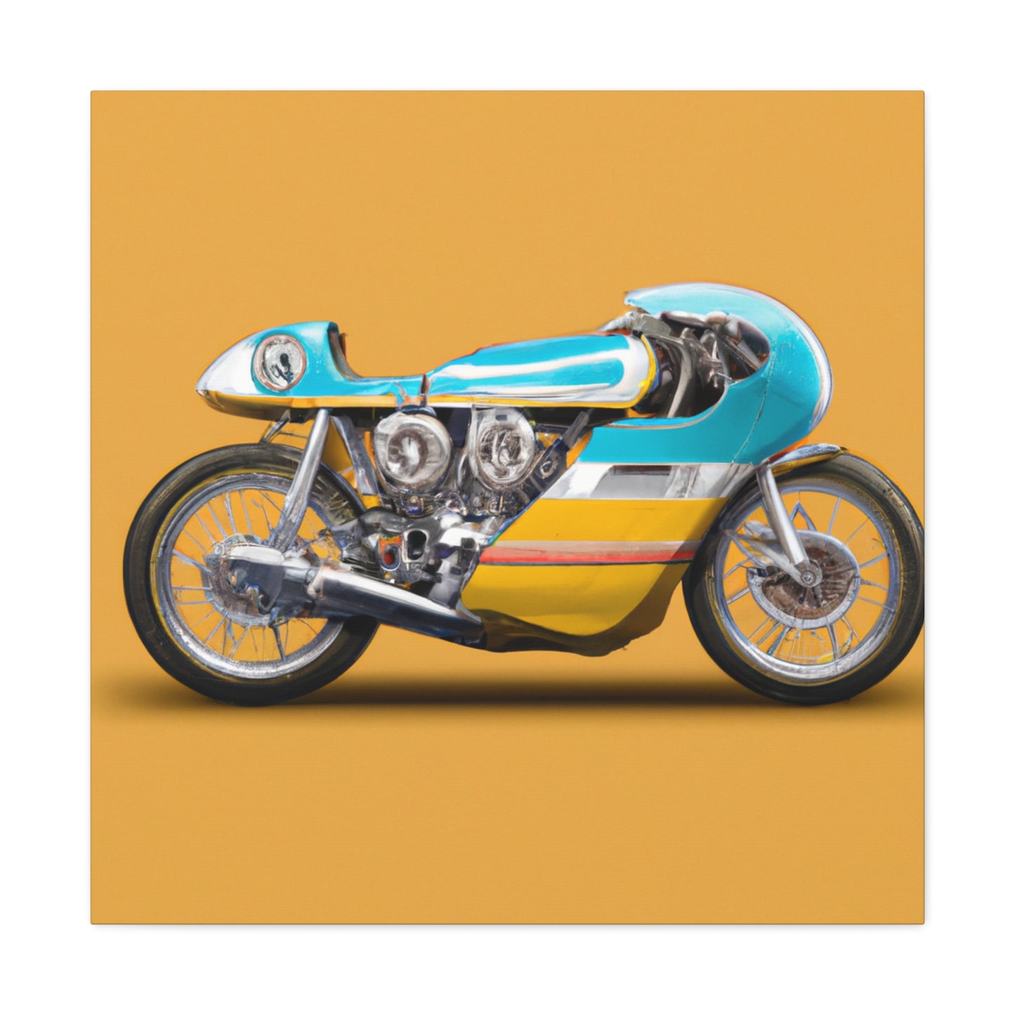The Firecycle - Automobile - Canvas
