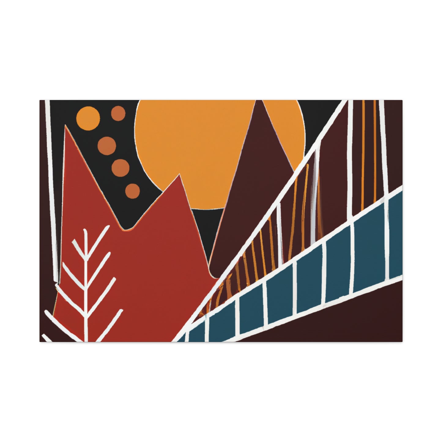 Dreamscape- Midcentury - Canvas