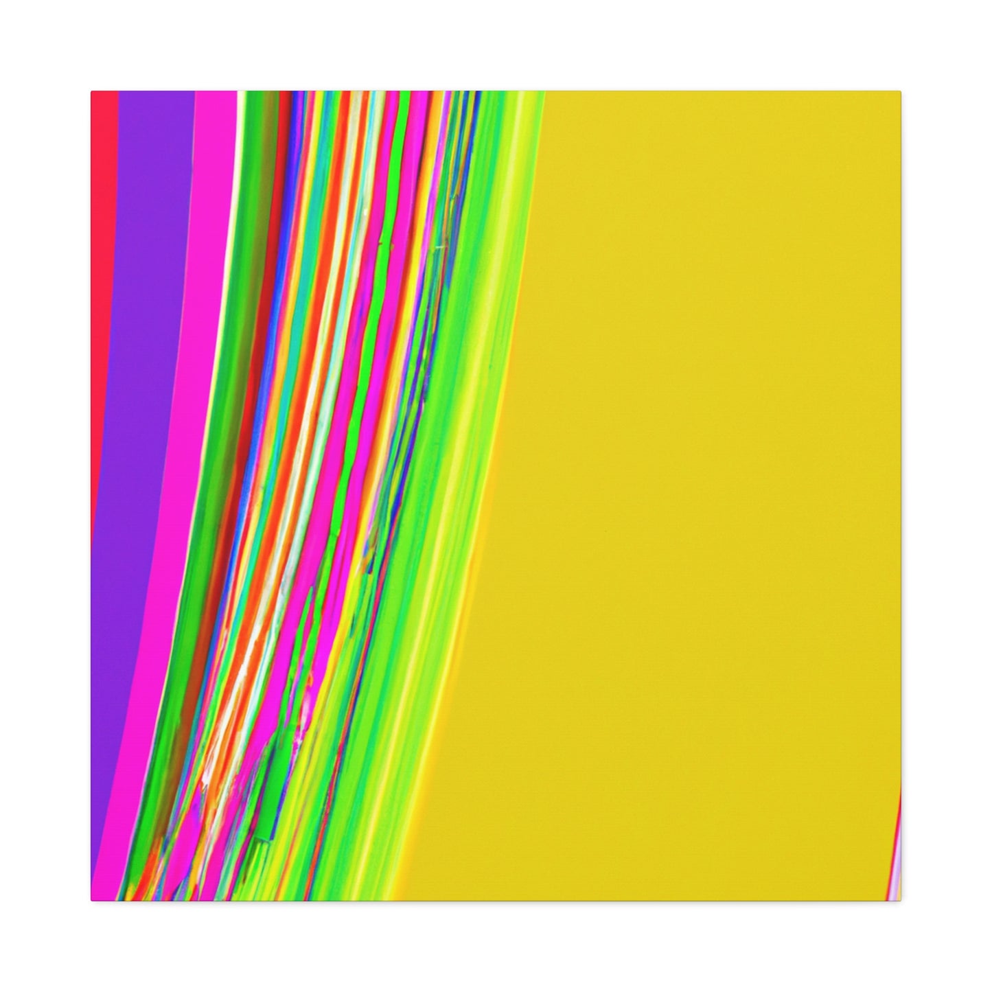 Rainbow Blast - Abstract - Canvas