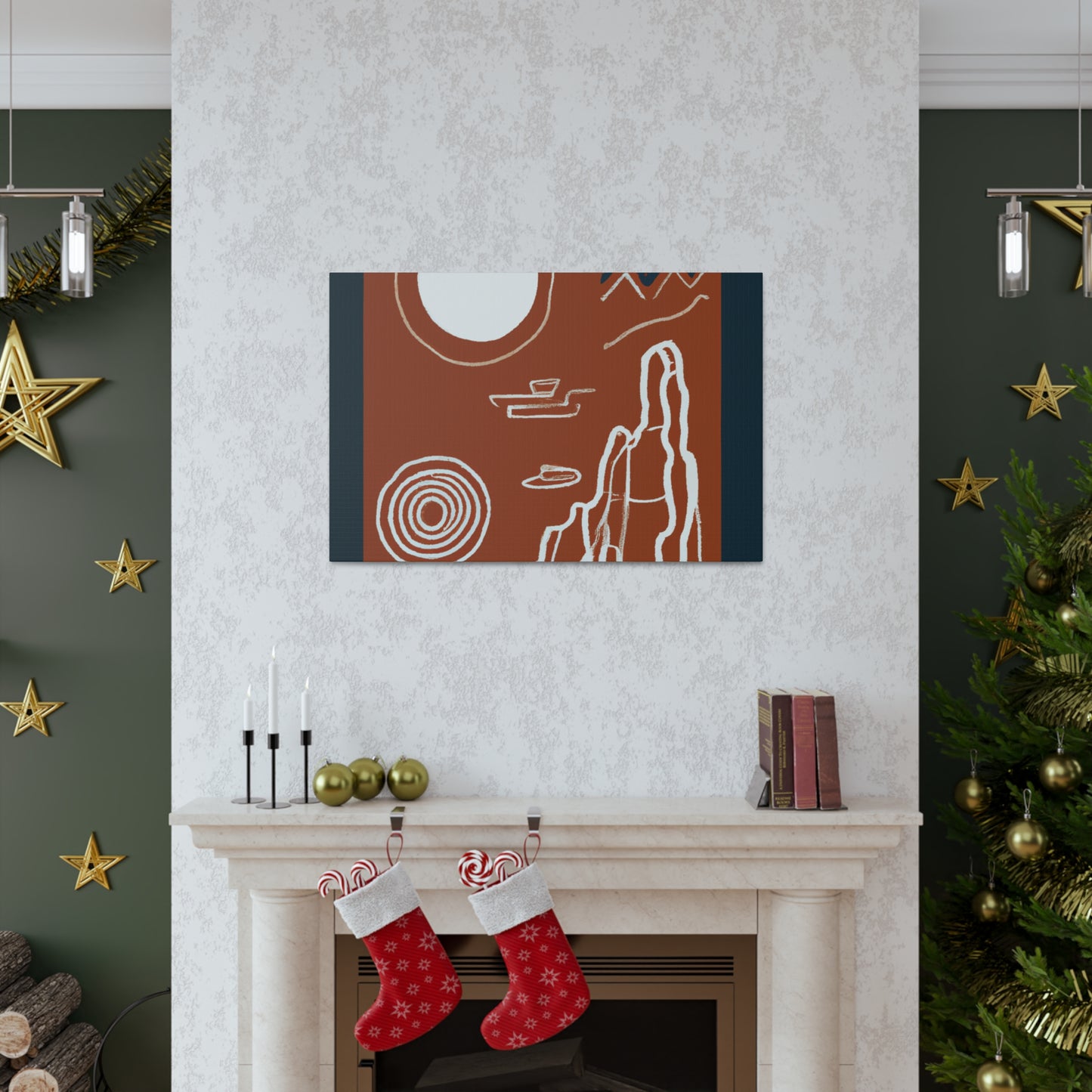 "Specklefluff" - Midcentury Canvas