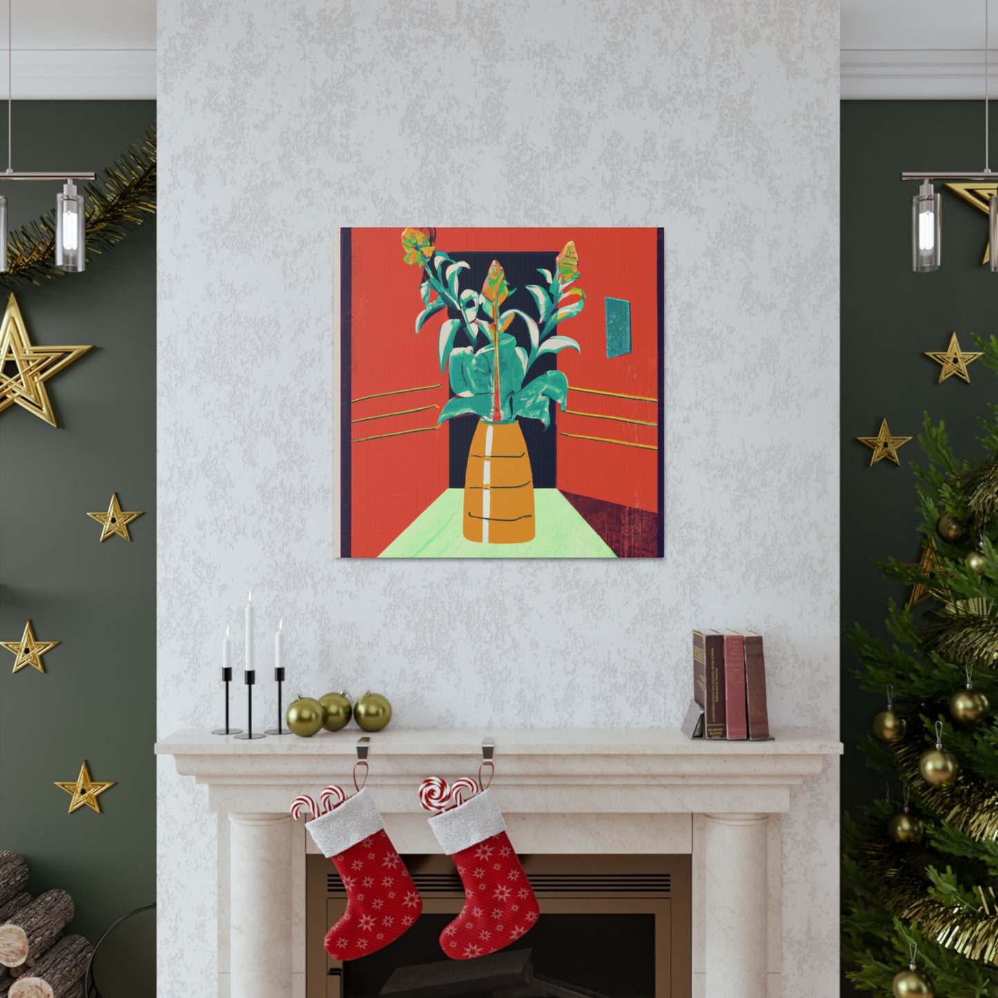 Cheetah-Sparkle - Midcentury Canvas
