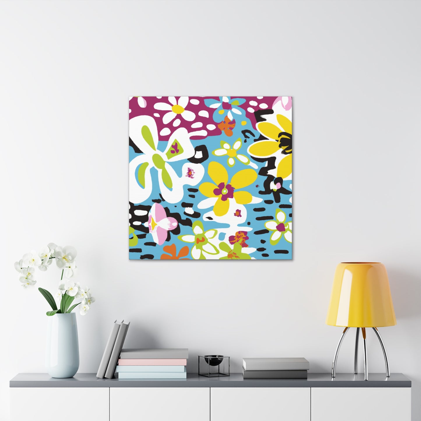 'The Petal Palooza' - Floral Canvas