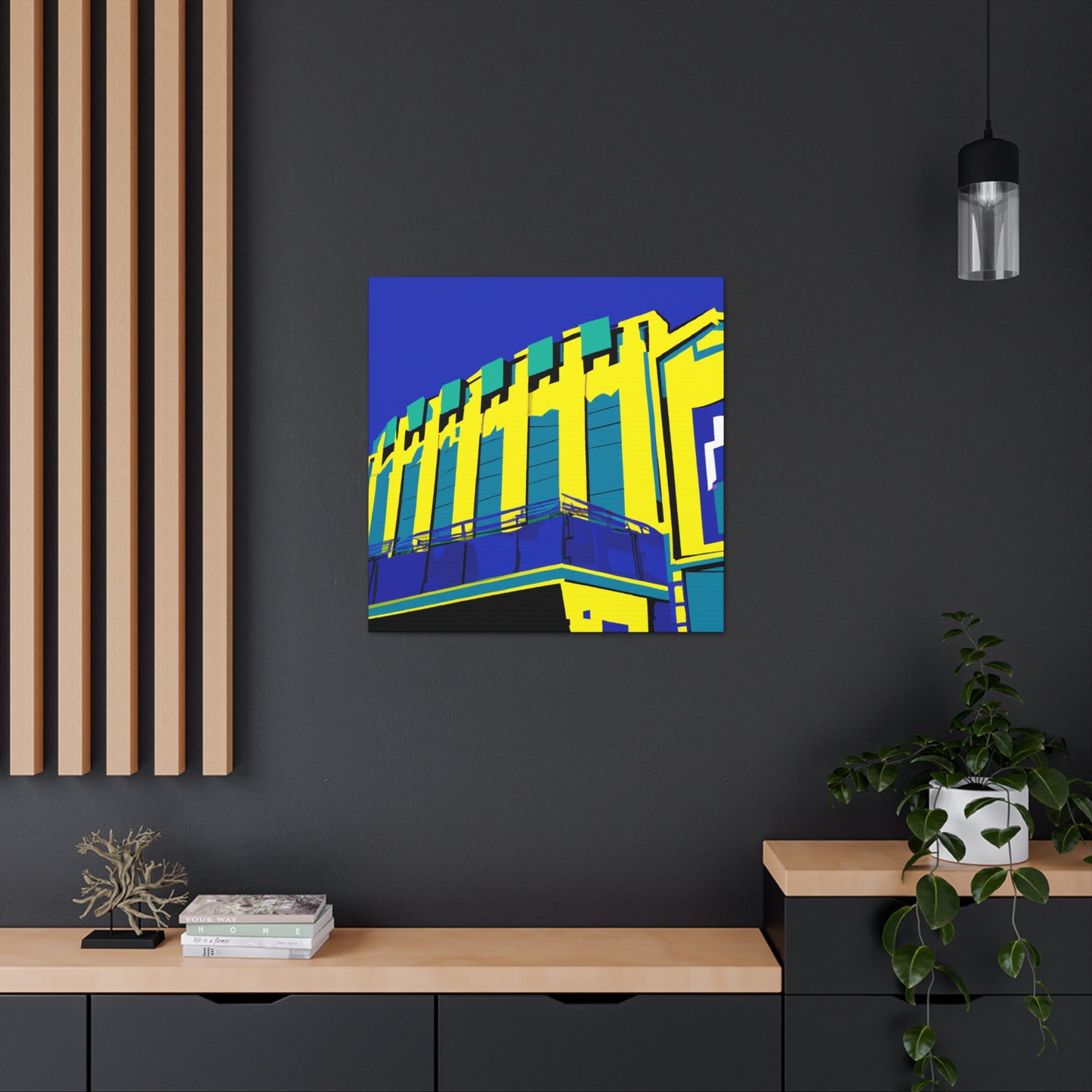 Moolah's Family Funplex - Architectural Canvas Pop Art