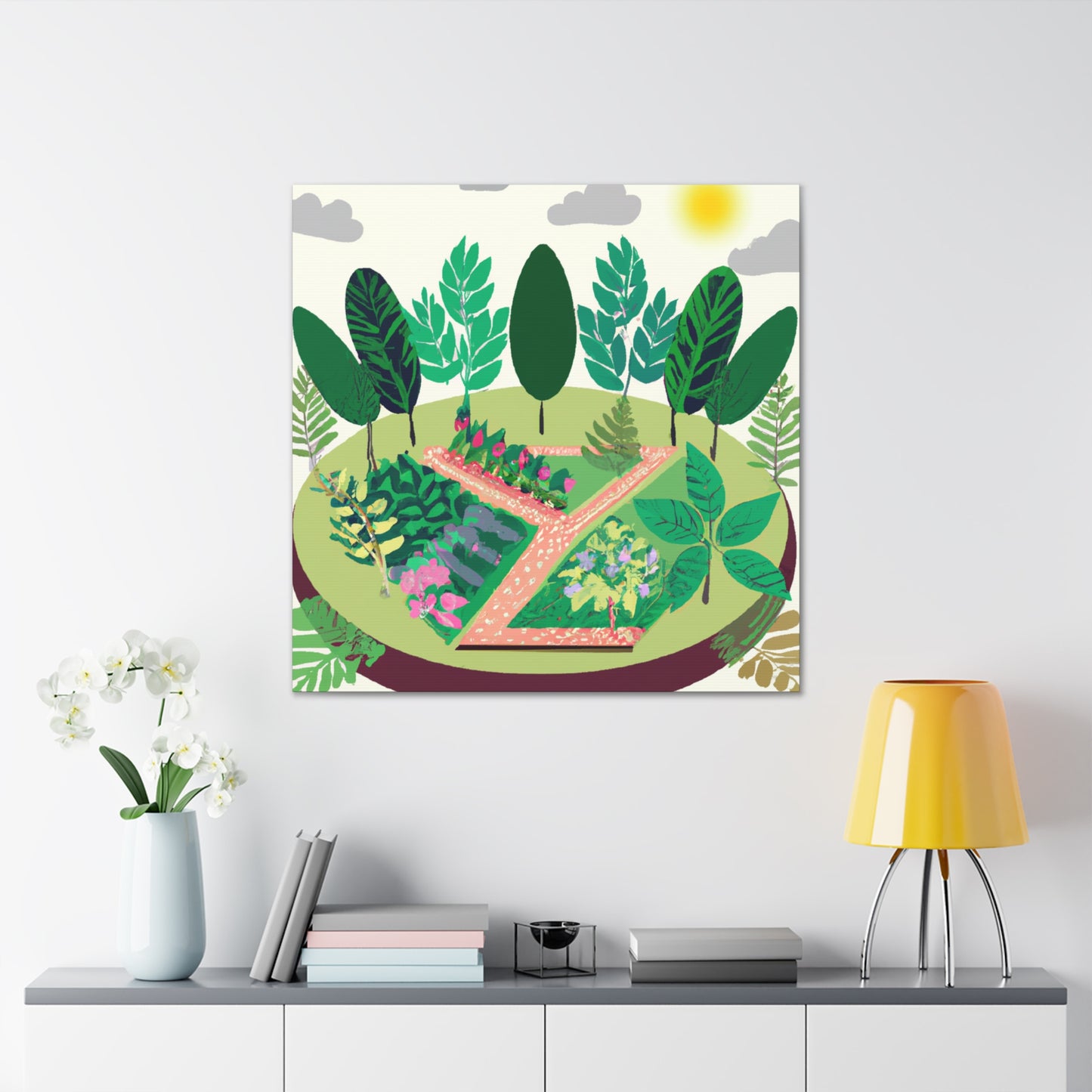 Gardenscape-Landscape - Canvas
