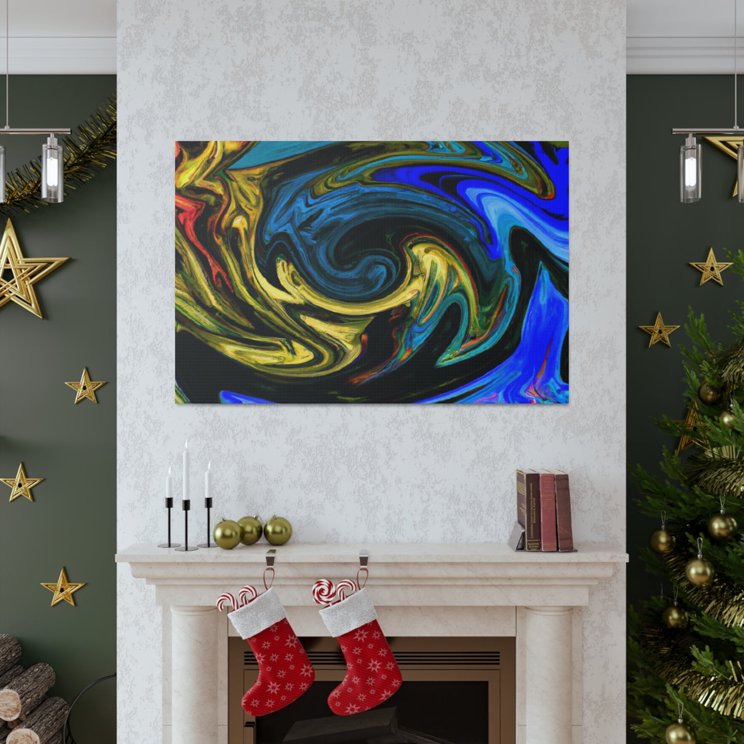 Johannes Metalswirl - Canvas- Abstract